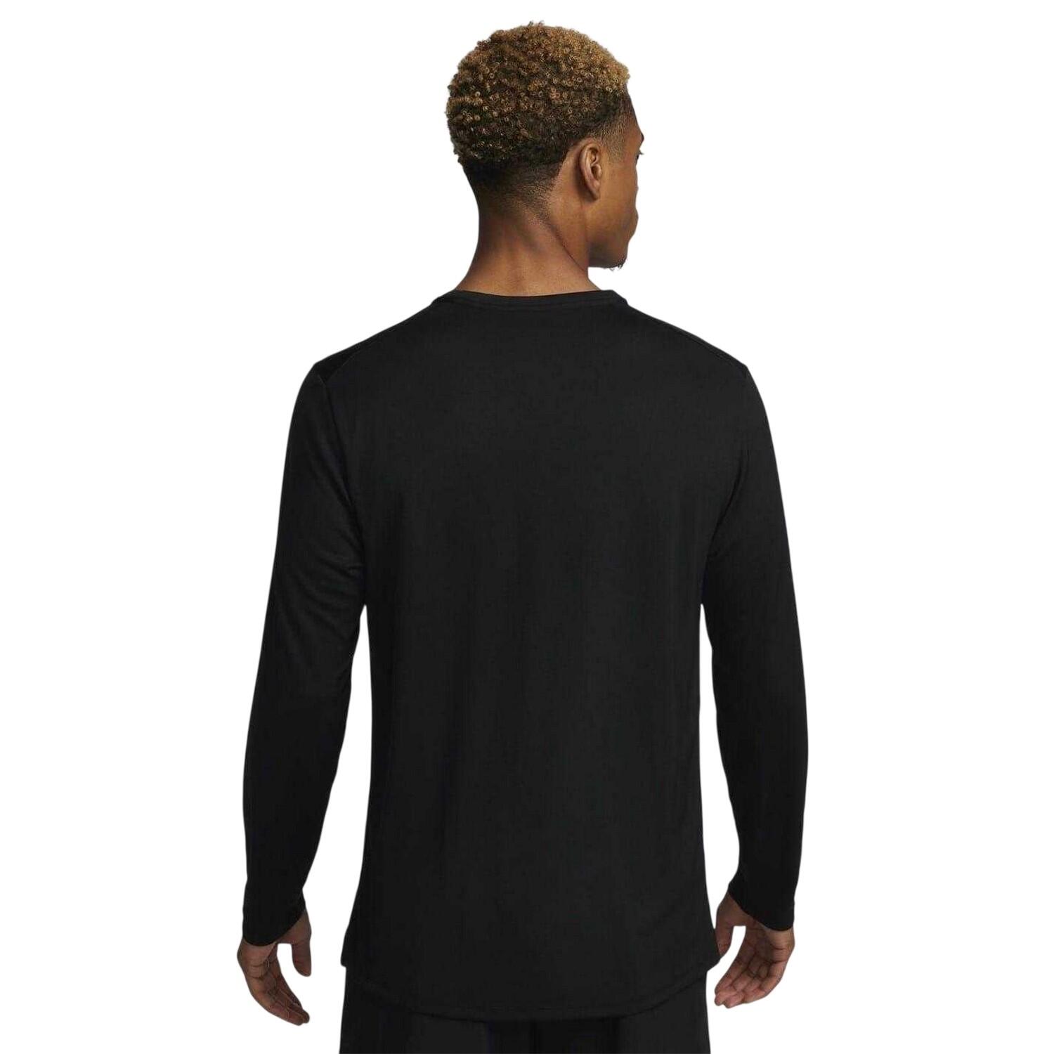 Mens Miler UV DriFIT Running Top (Black) 3/3