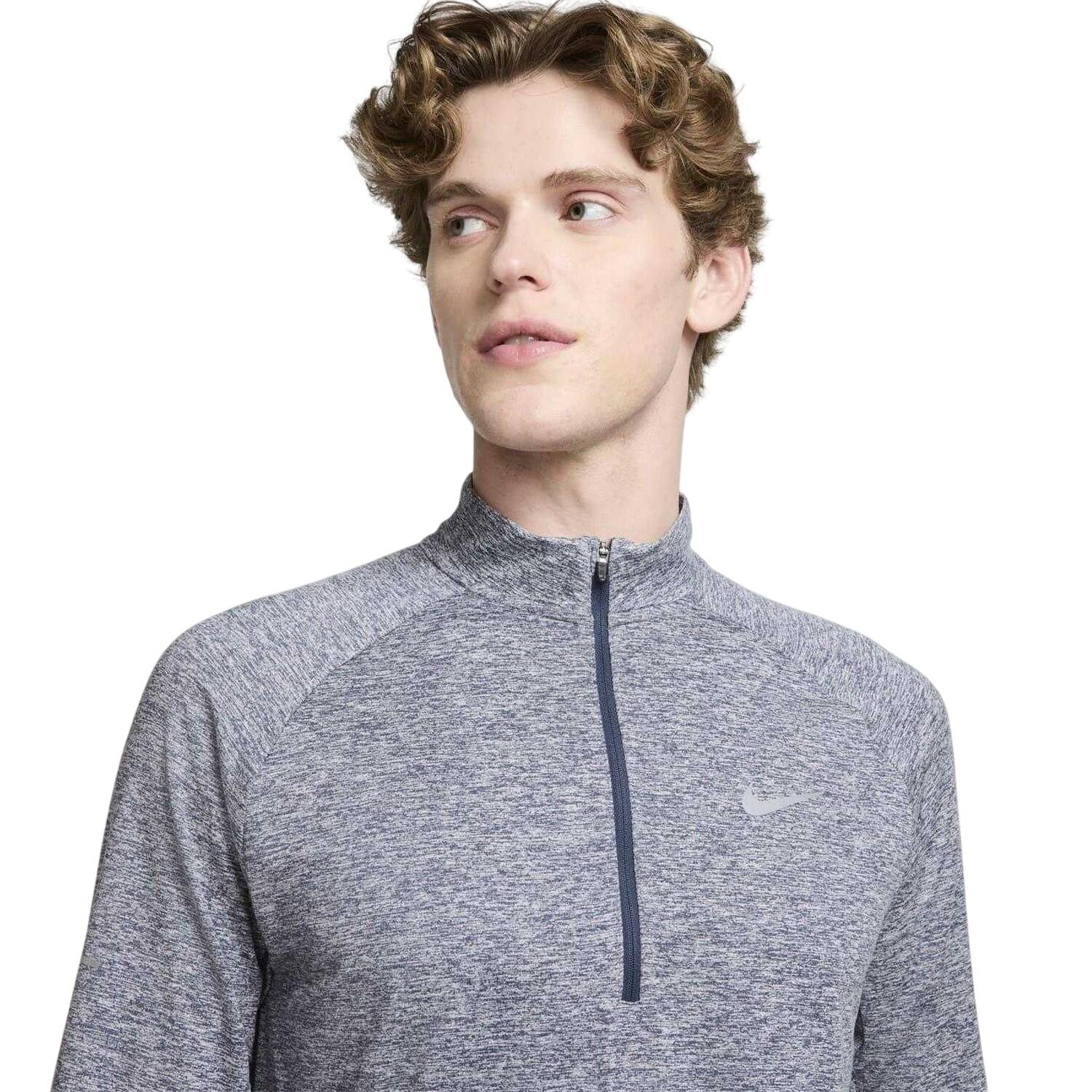 Mens Stride Running Top (Thunder Blue) 3/3