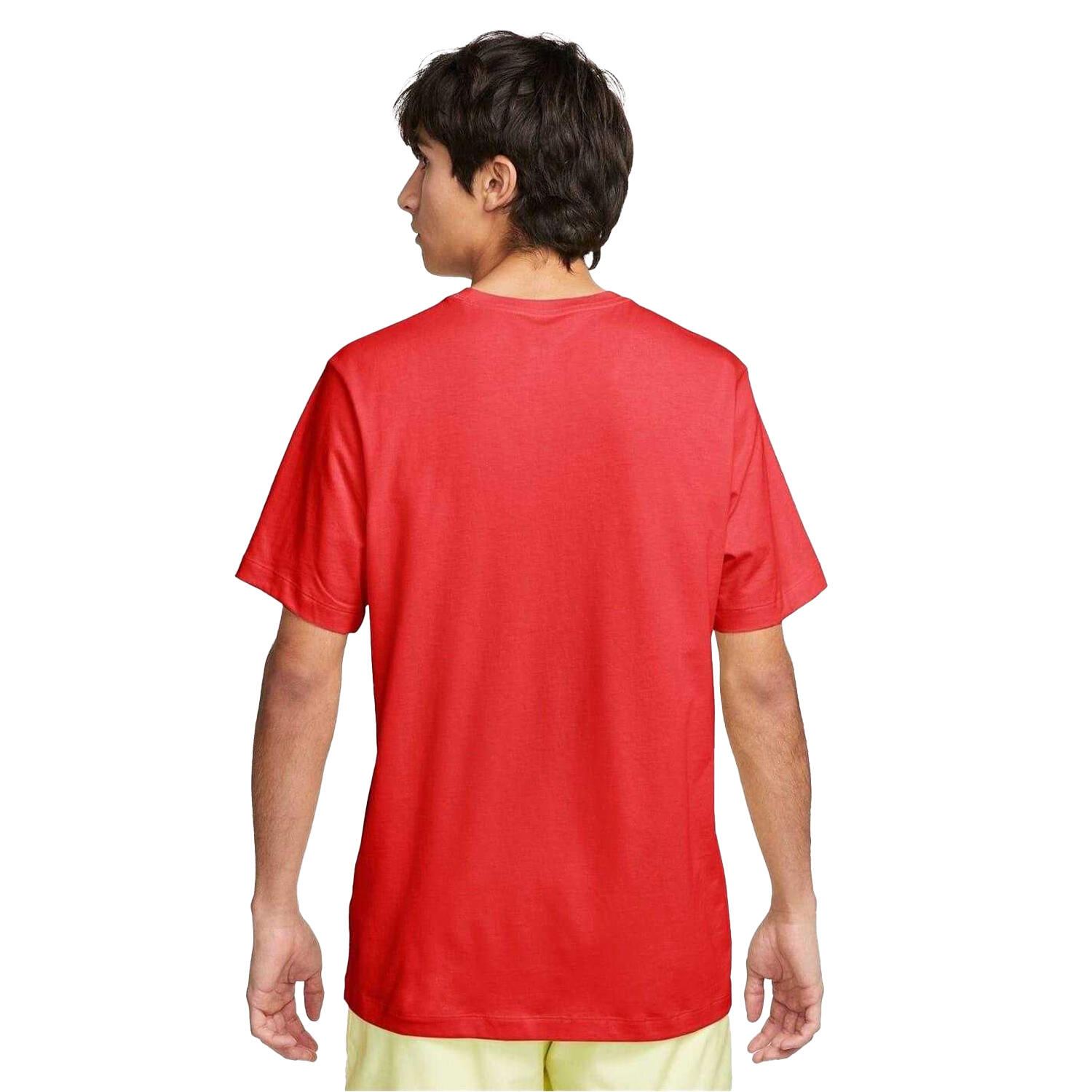 "Club" TShirt für Herren Universitäts-Rot/Weiß 4/4