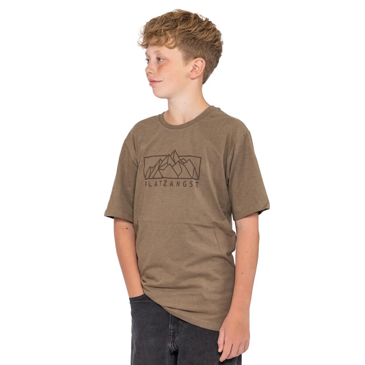 Mountain Logo T-Shirt - Braun - S 2/3