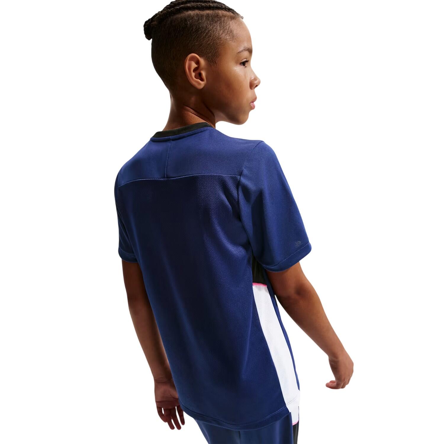 "Academy" Oberteil für Kinder Blau/Pink 3/4