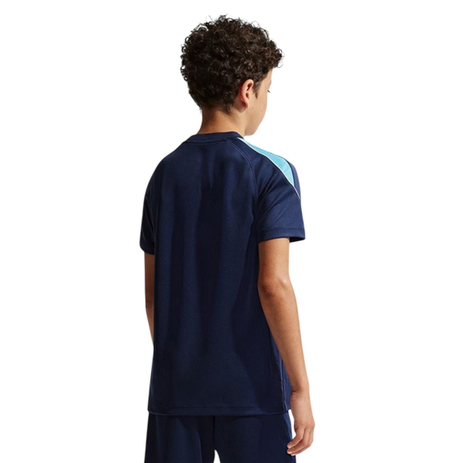 "Strike" TShirt für , DriFIT, Fußball Kinder Mitternachtsblau 3/4