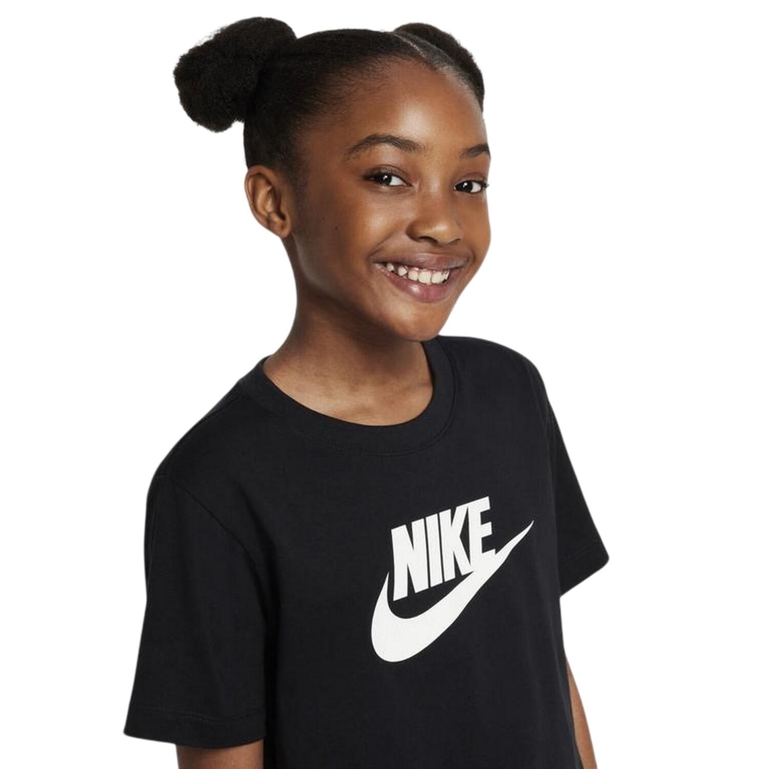 "Futura" TShirt für , Kastig Kinder Schwarz 4/4