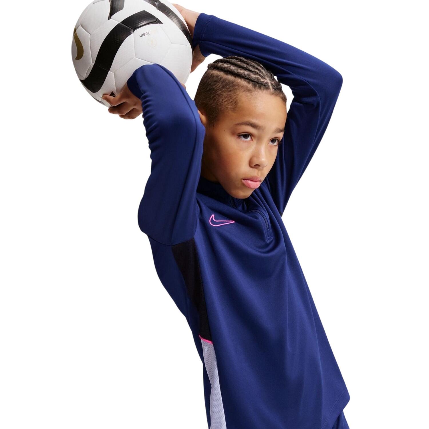 "Academy" DrillTop für Kinder Blau/Pink 4/4