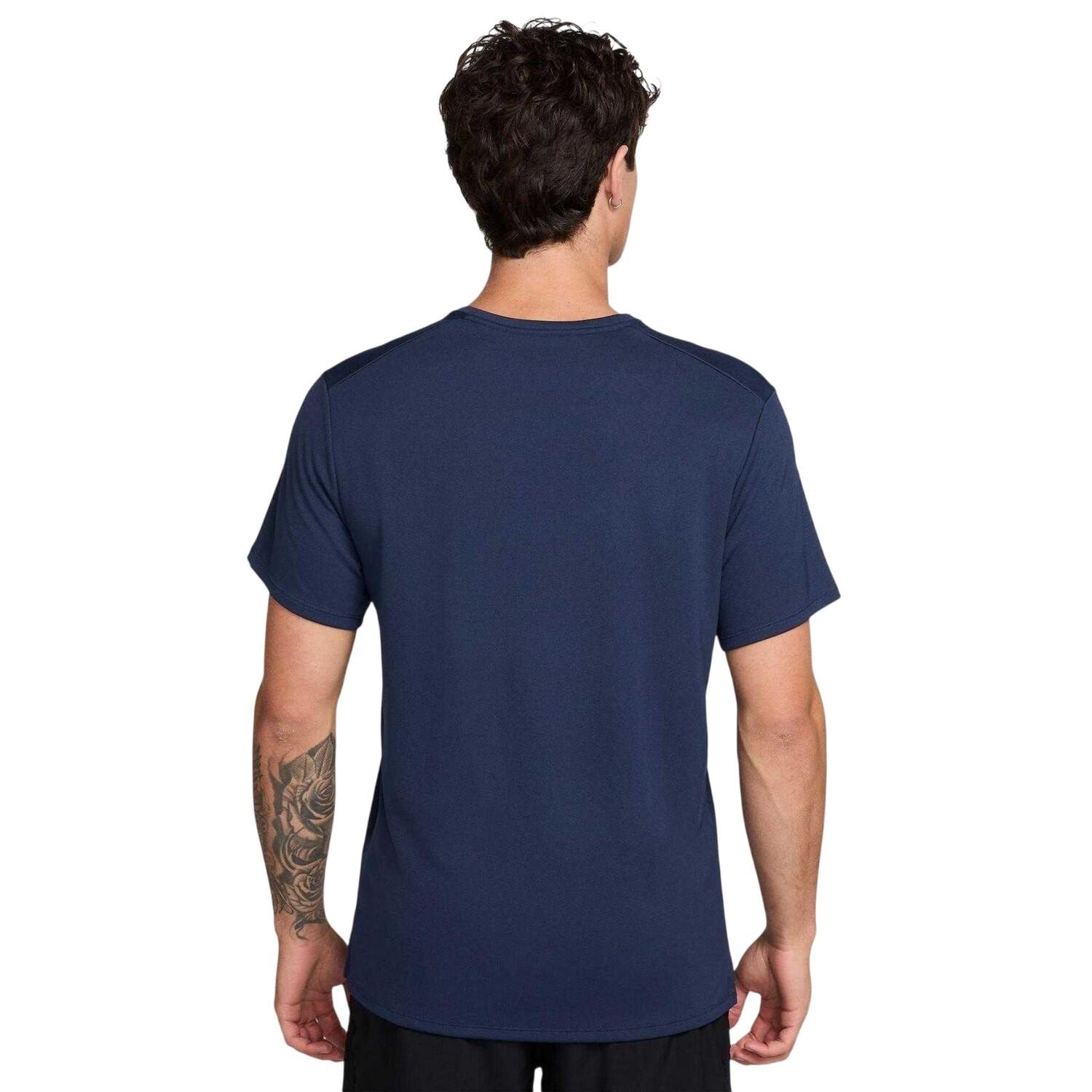 "Miler" TShirt für , Reflektierende Details Herren Mitternachtsblau 2/3