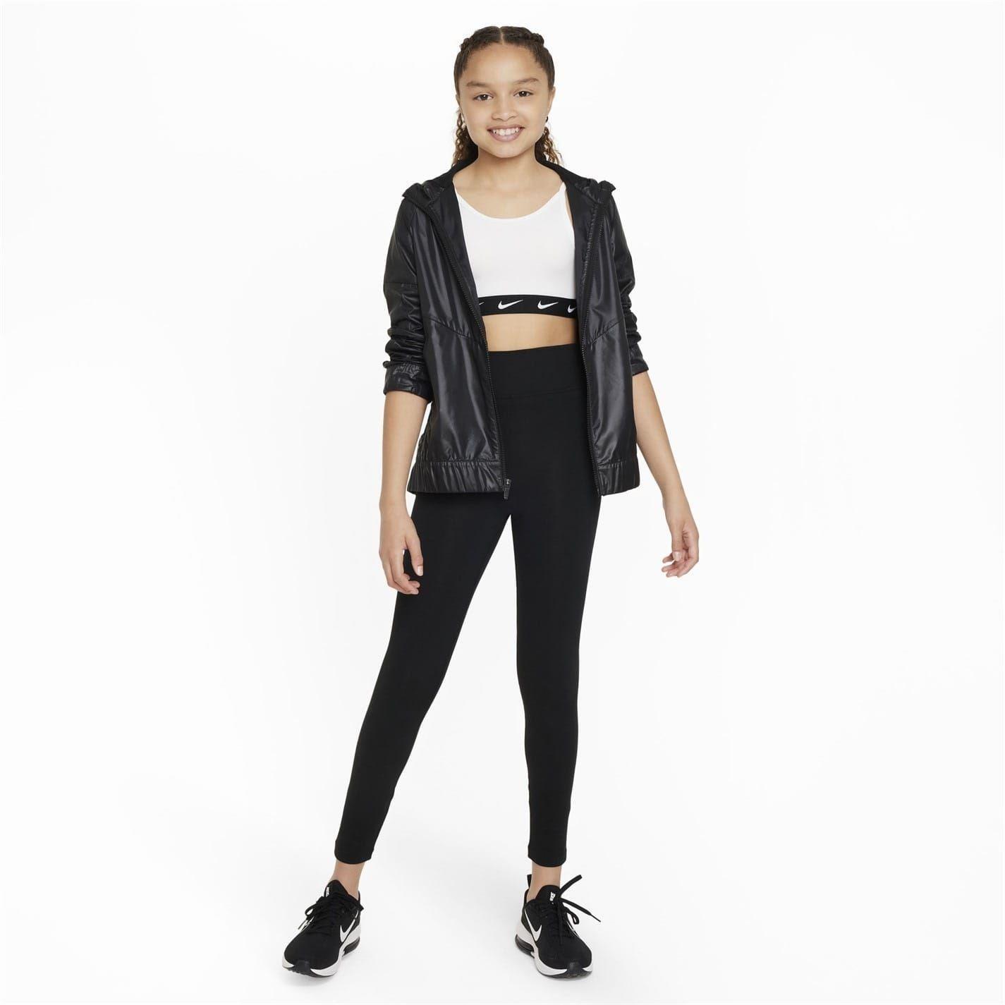 Brassière De Sport ONE Fille (Blanc / Noir) 4/4