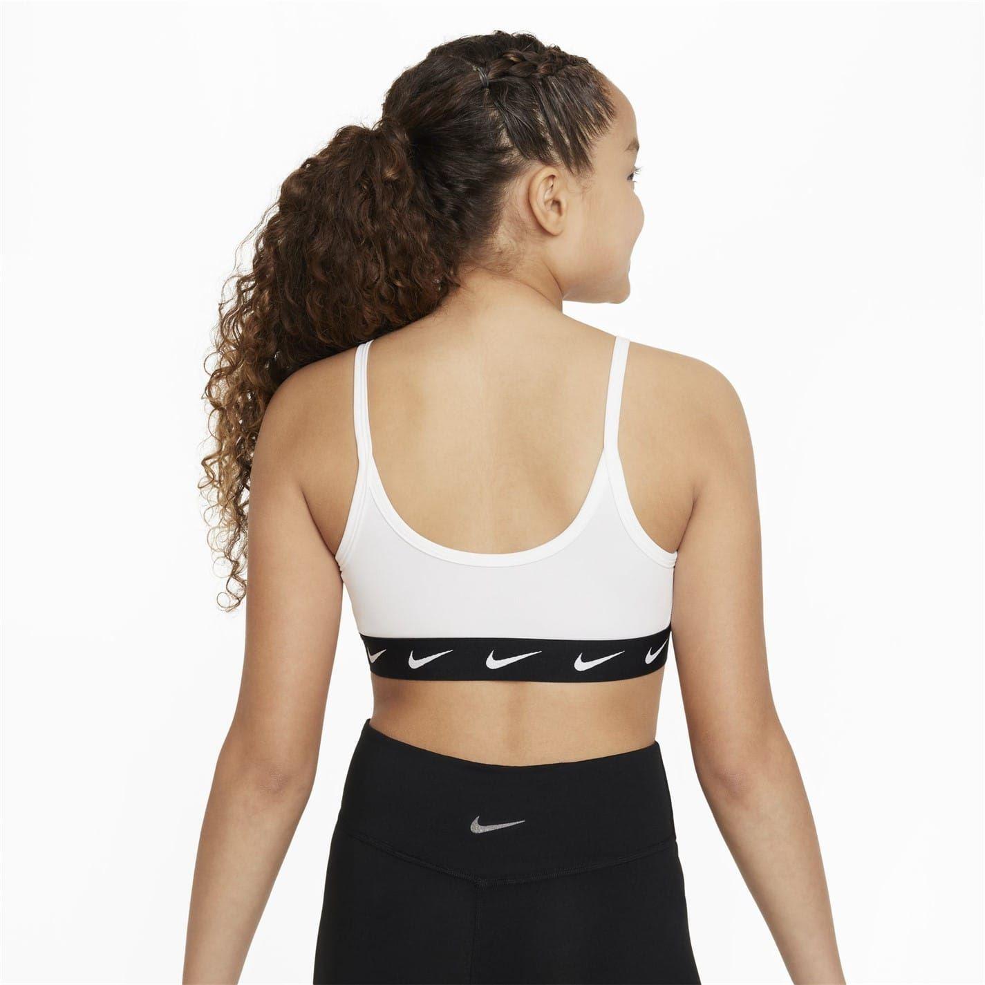 Brassière De Sport ONE Fille (Blanc / Noir) 2/4