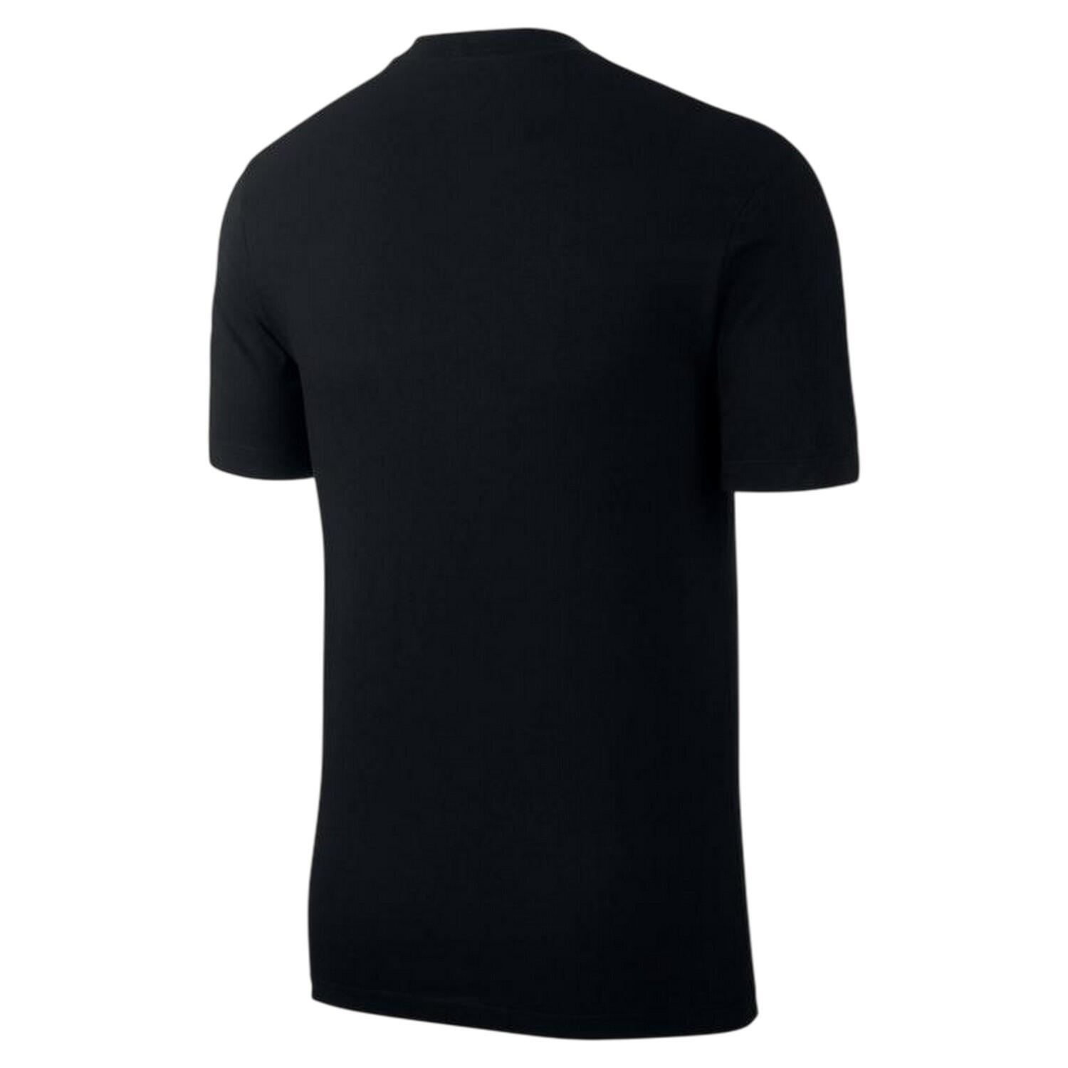 Mens Just Do It Swoosh TShirt (Black/White) 3/5