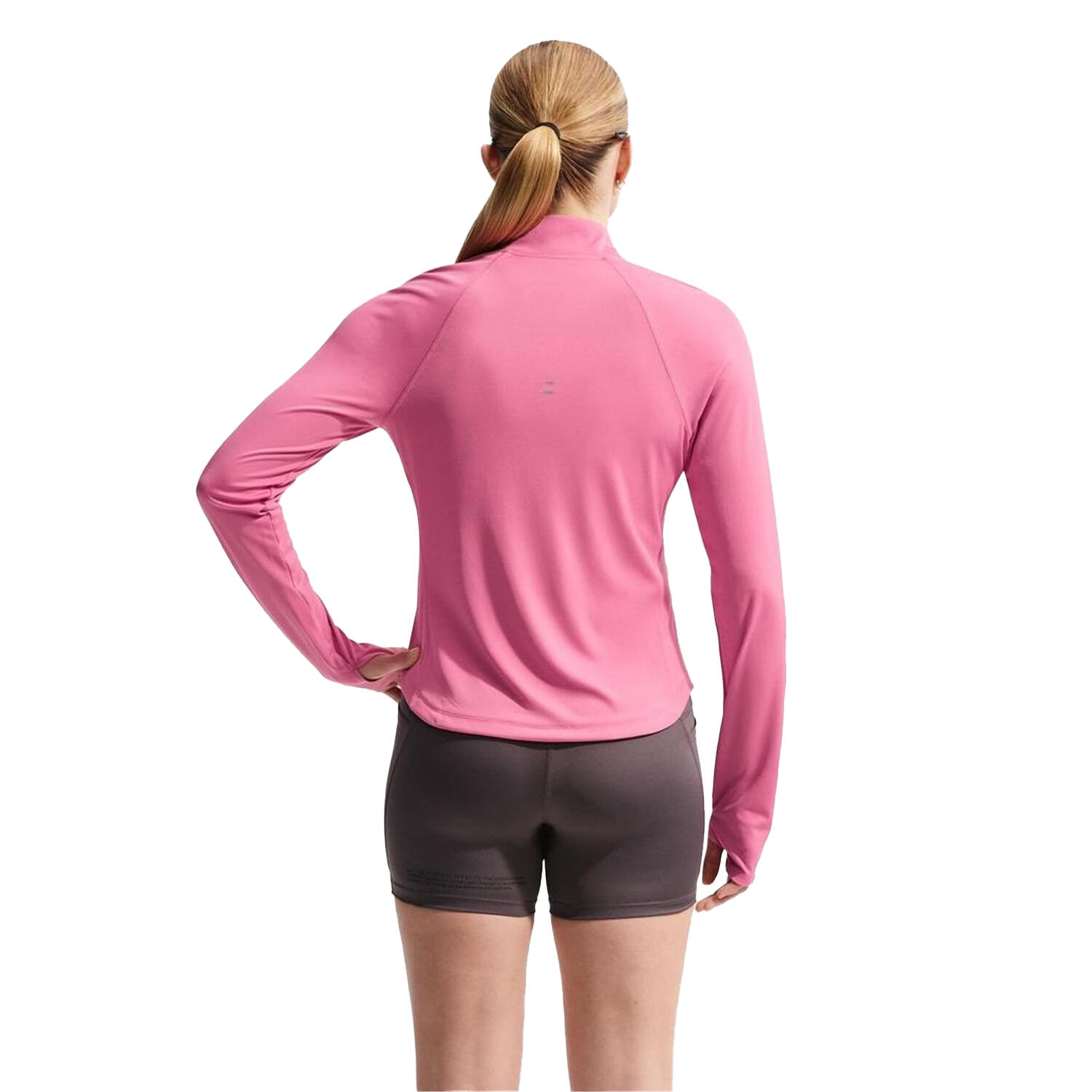 Top Corsa Swoosh Manica Lunga Donna Nike Schiuma Rosa 4/6