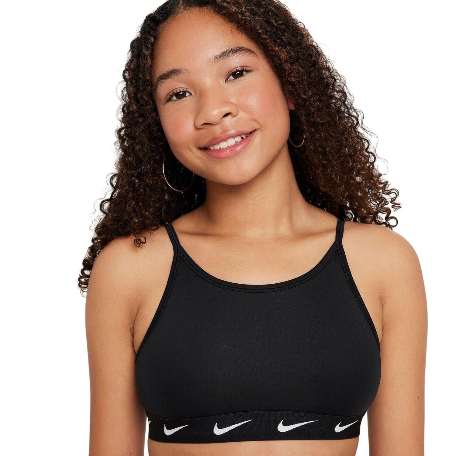 Brassière De Sport ONE Fille (Noir / Blanc) 4/4