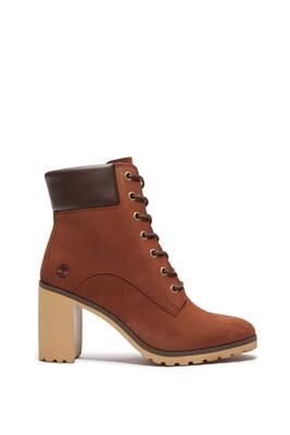 Stivaletti - donna - nabuk tacco 99 cm - Allington - marrone