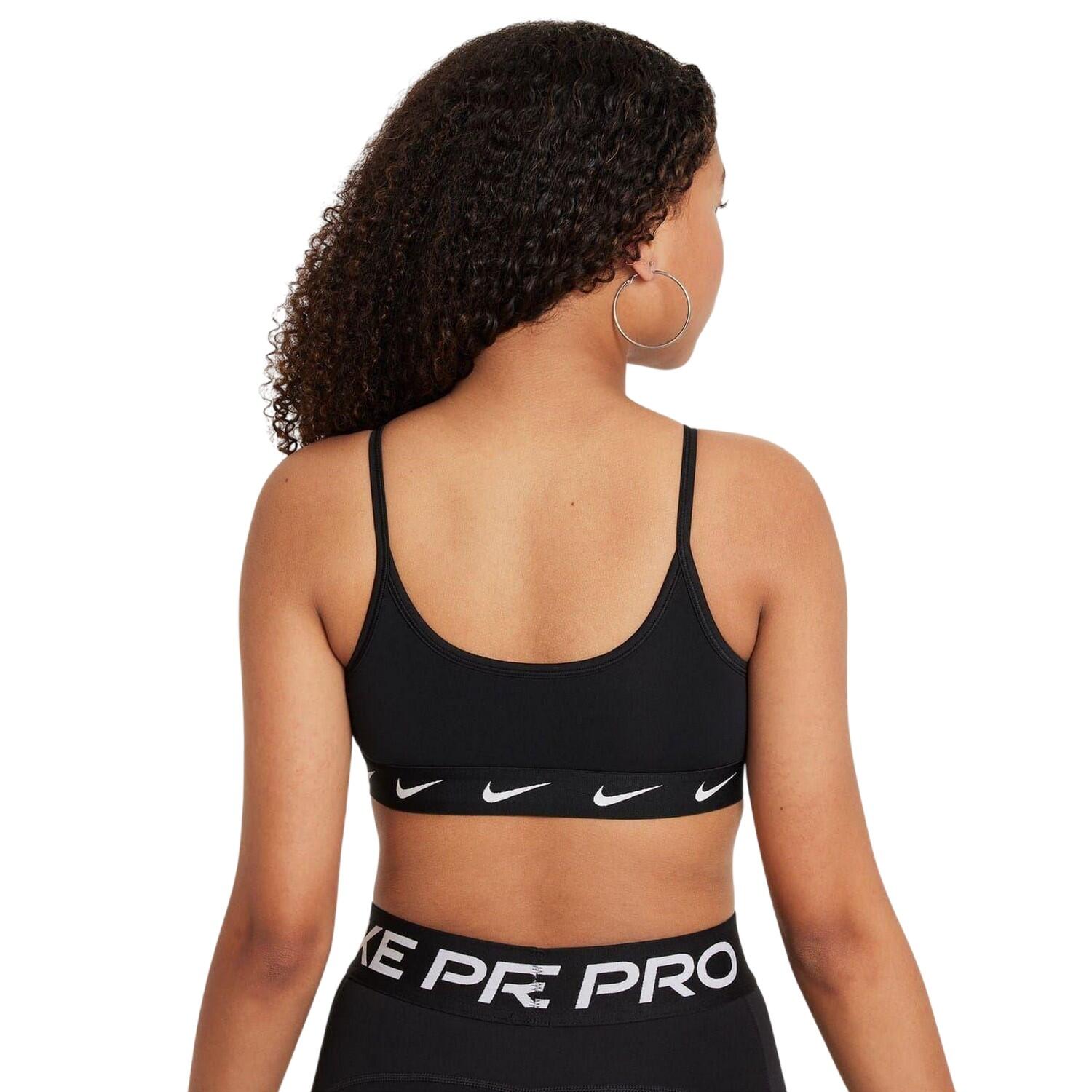 Brassière De Sport ONE Fille (Noir / Blanc) 3/4