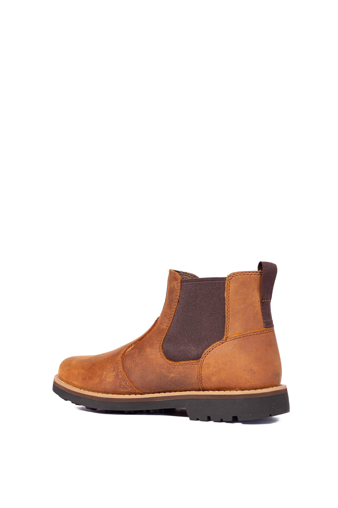 Bottes Chelsea homme - cuir, élastique - Crestfield - marron 3/4
