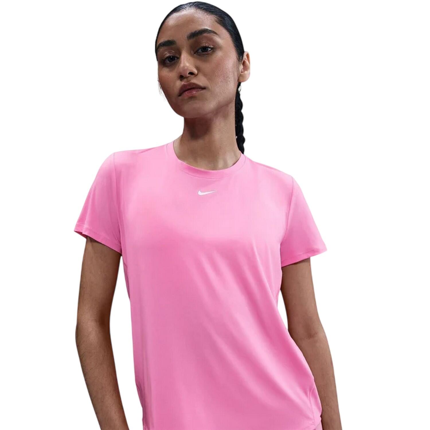 Womens/Ladies One DriFIT Standard Top (Playful Pink) 4/4