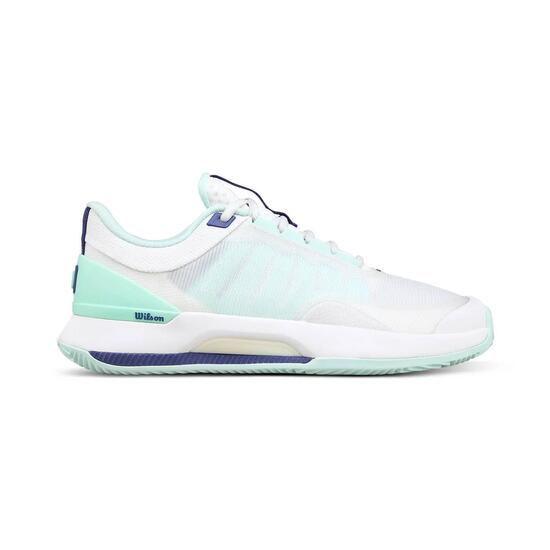 Wilson Intrigue Tour Clay Blanc/ Bleu Femme