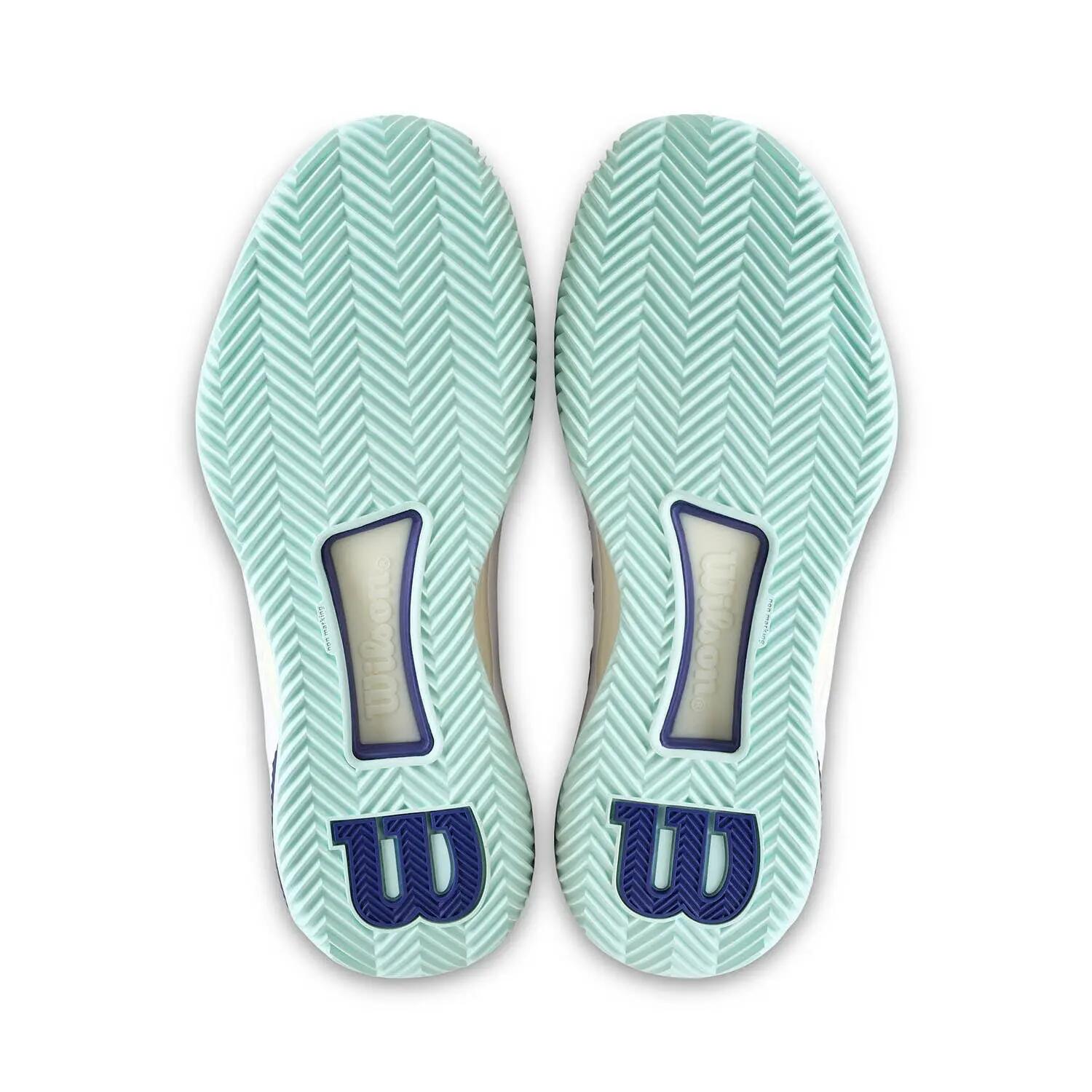 Wilson Intrigue Tour Clay Blanc/ Bleu Femme 6/6