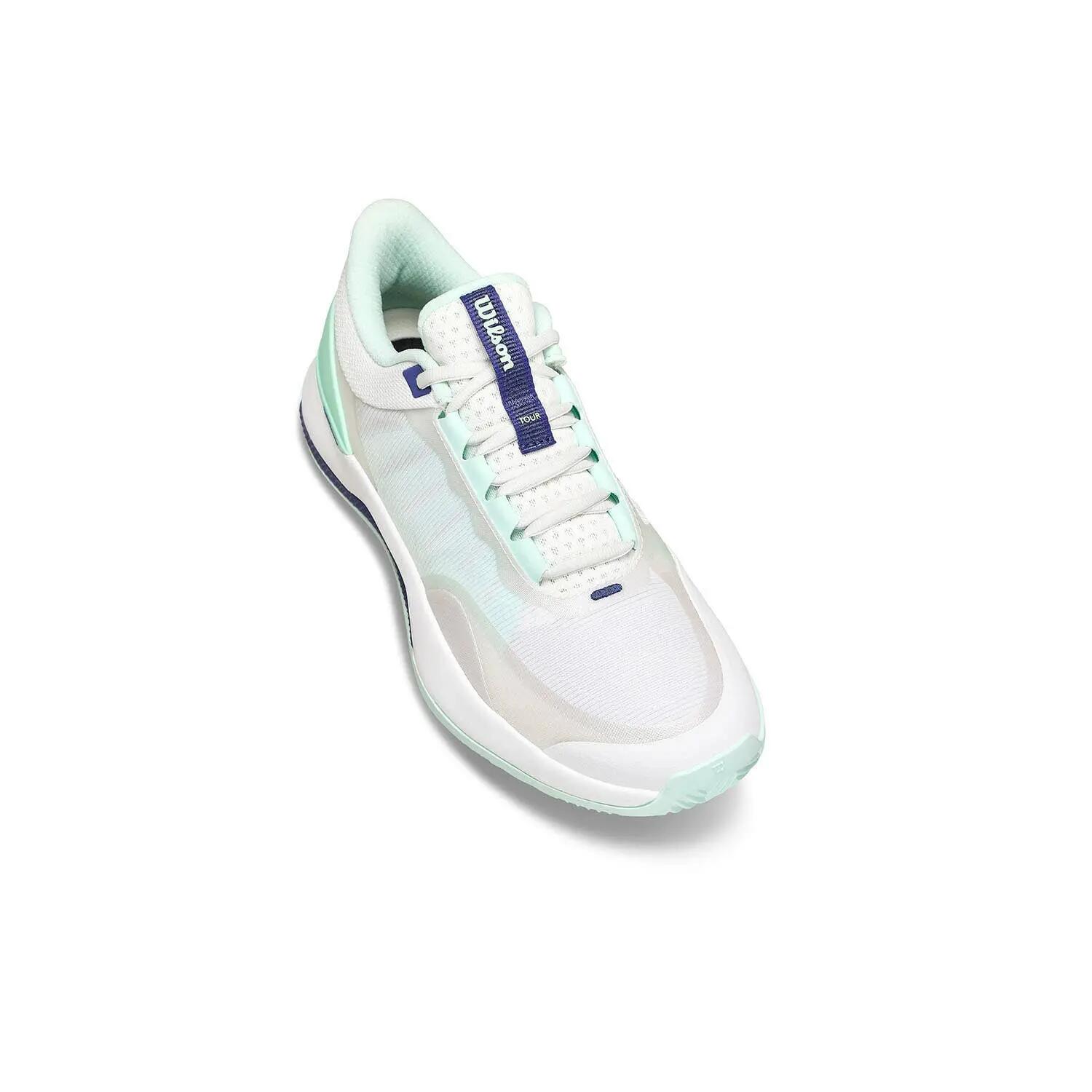 Wilson Intrigue Tour Clay Blanc/ Bleu Femme 2/6