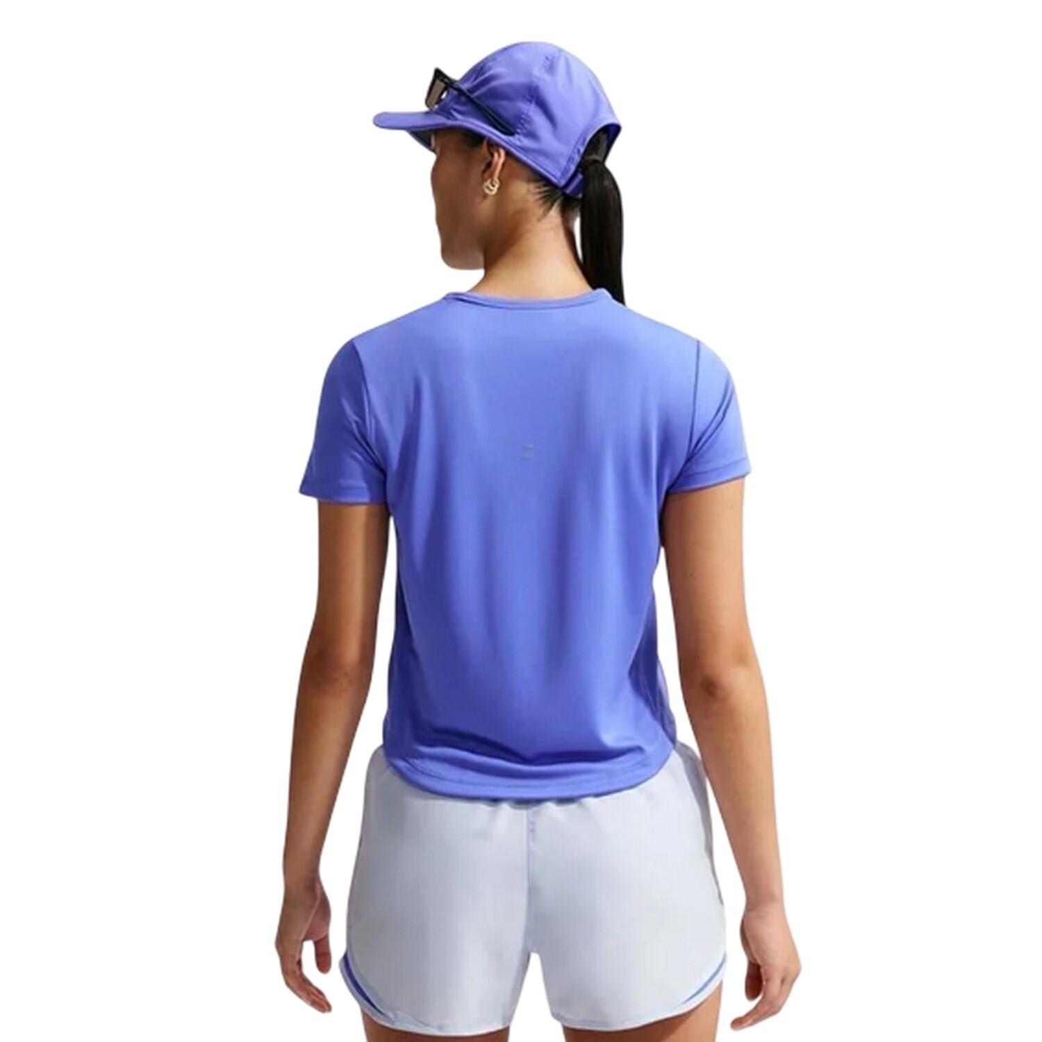 Womens/Ladies Swoosh DriFIT Top (Sapphire) 3/4