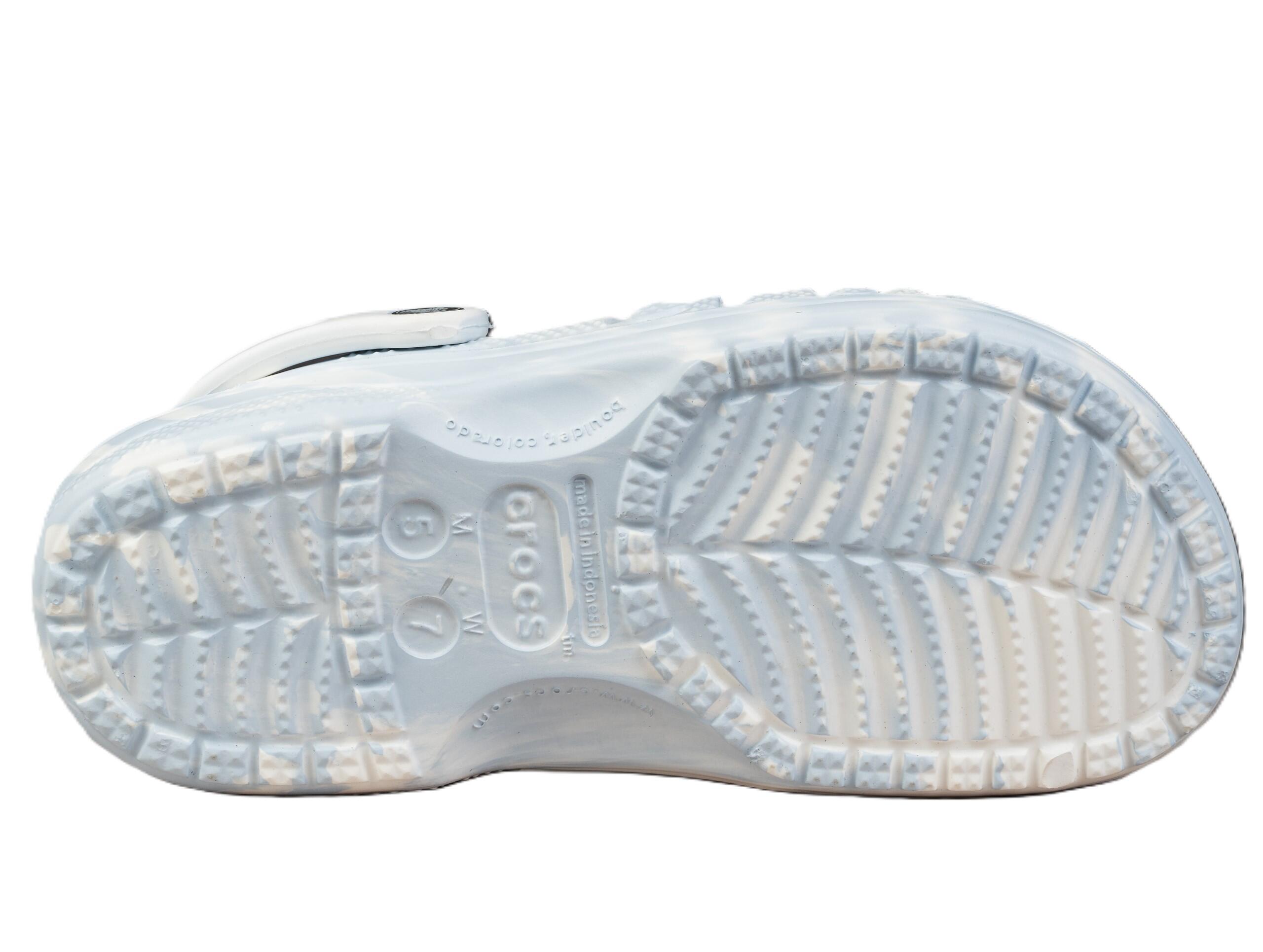 Klapki chodaki sportowe Crocs BAYA MARBLED CLOG 5/7