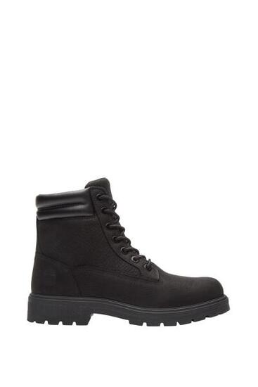 Bottine imperméable pour homme en cuir premium Auburn Falls - noir