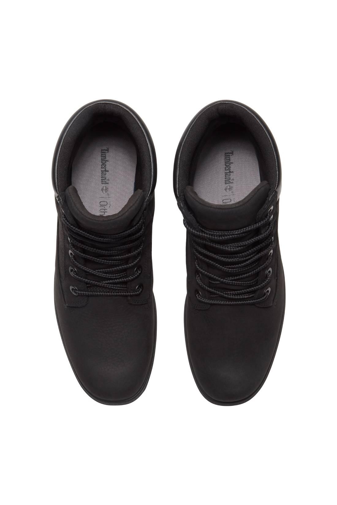 Bottine imperméable pour homme en cuir premium Auburn Falls - noir 4/5