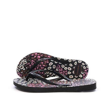 Tongs Noir Femme Havaianas Slim Animals Infradito