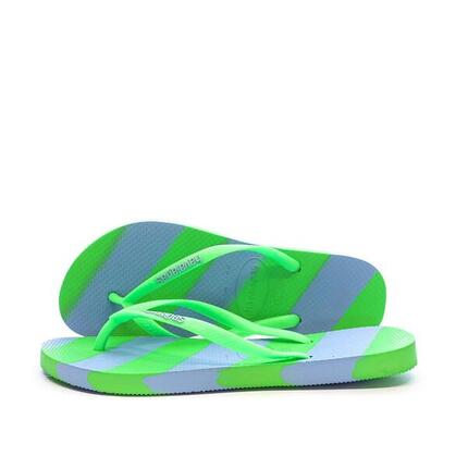 Tongs Bleu/Vert Femme Havaianas Slim Color Fun Infrad