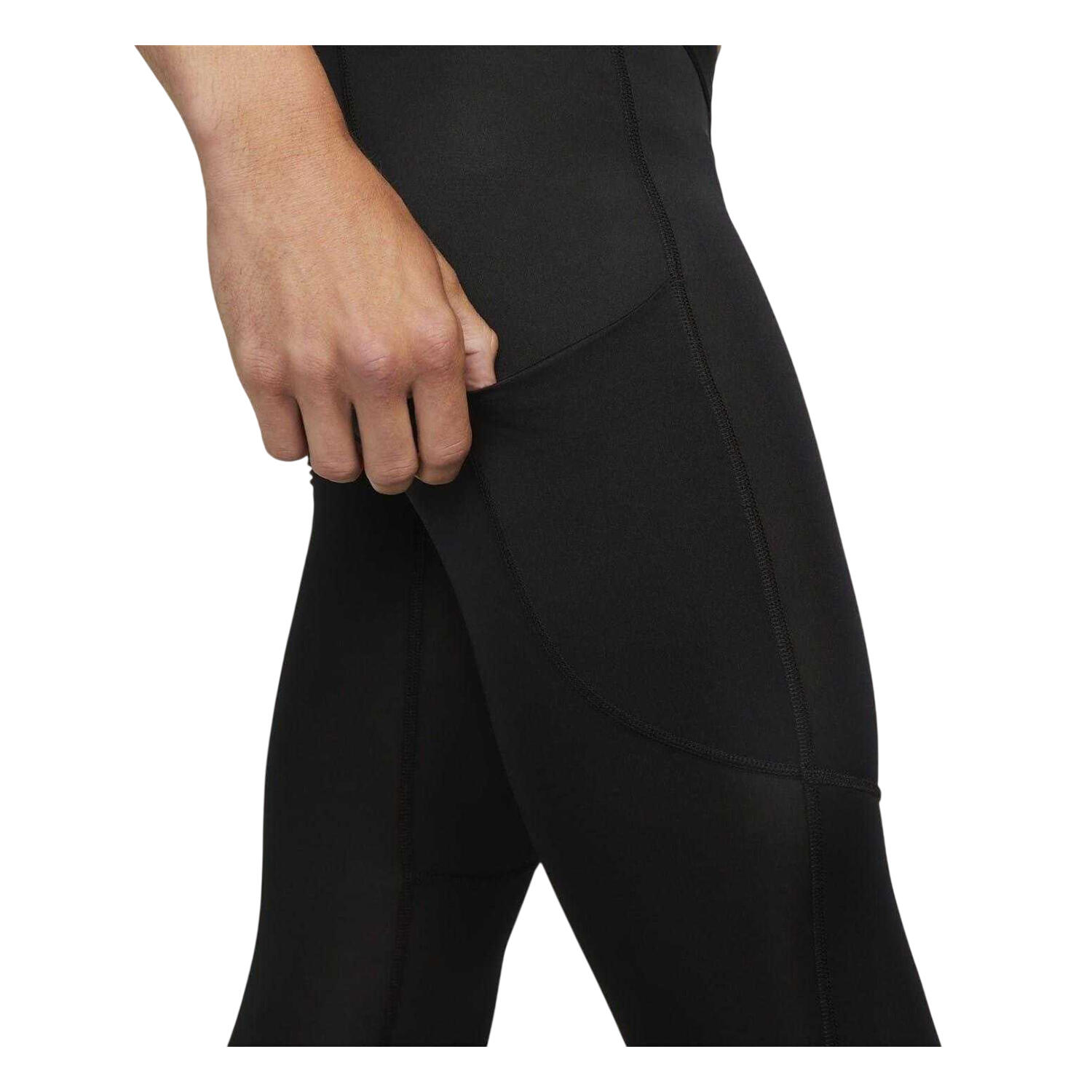 "Pro" Leggings für Herren Schwarz/Weiß 4/4