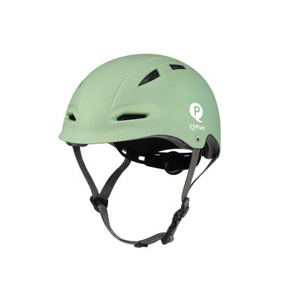 Casque Enfant Qplay - Casque de Sécurité pour Enfants - Taille S - Vert