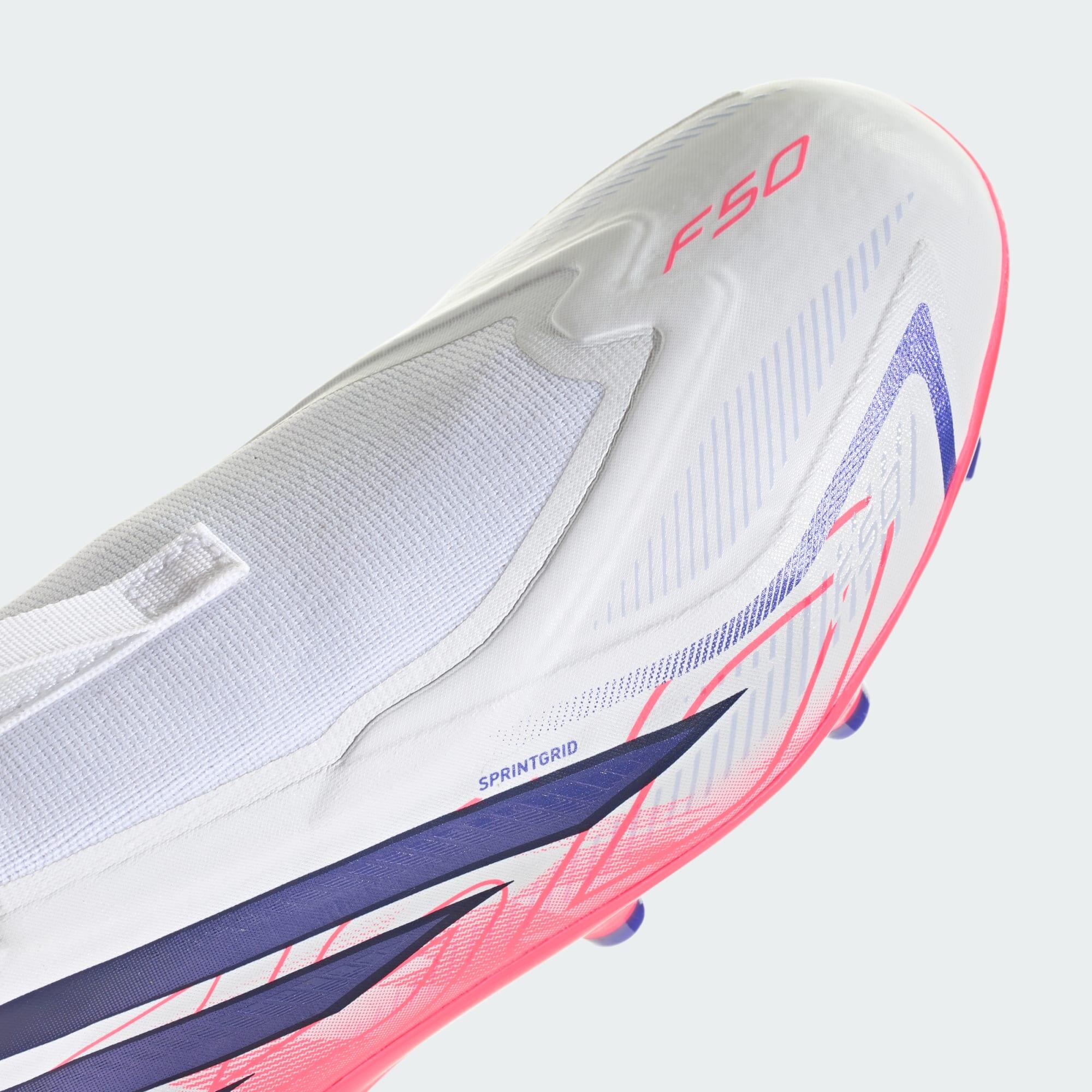 F50 Hyperfast League Kids Fußballschuh, feste Böden, ohne Schnürsenkel 6/7