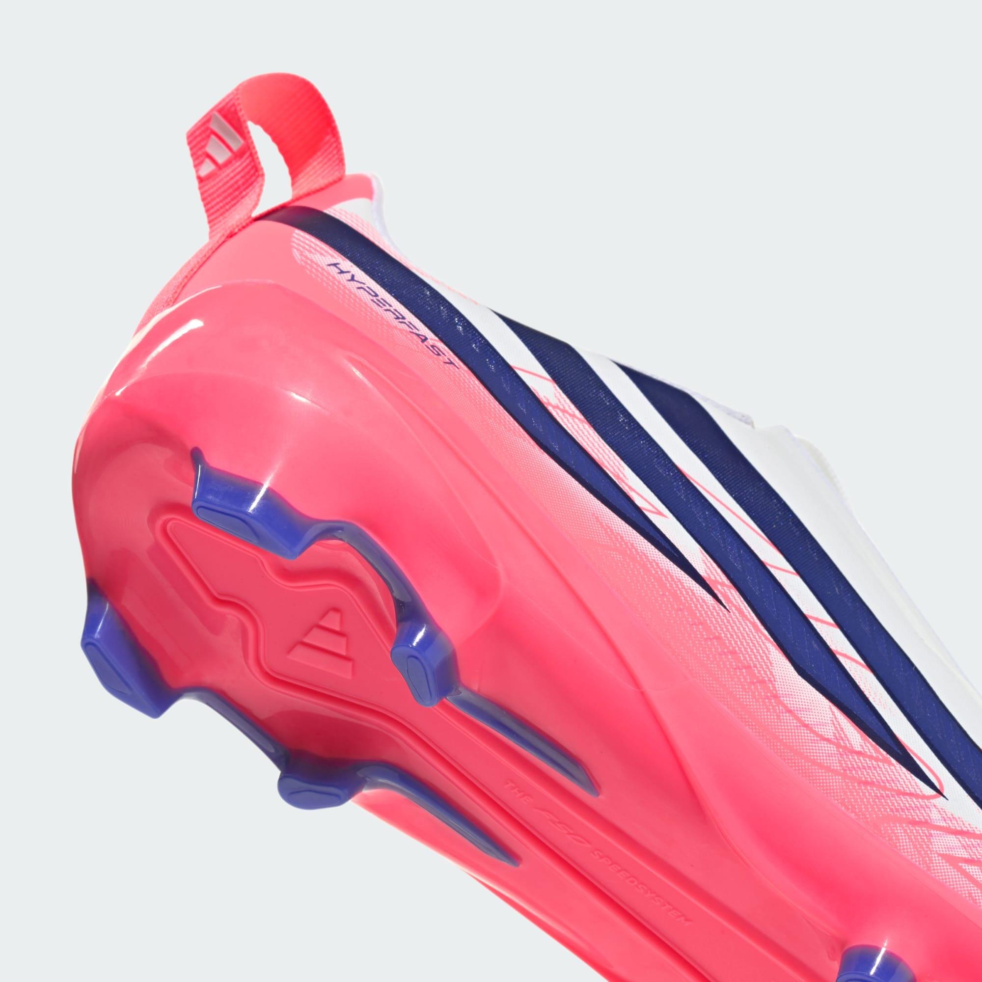 F50 Hyperfast League Kids Fußballschuh, feste Böden, ohne Schnürsenkel 5/7