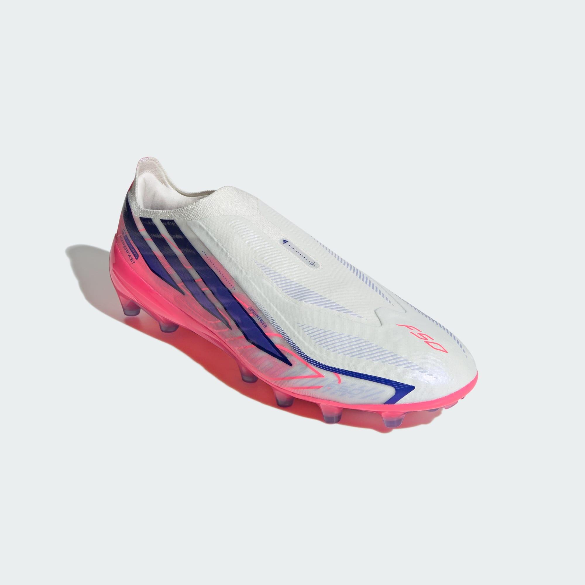 Chaussure de football sans lacets F50 Hyperfast Pro terrain synthétique 4/14