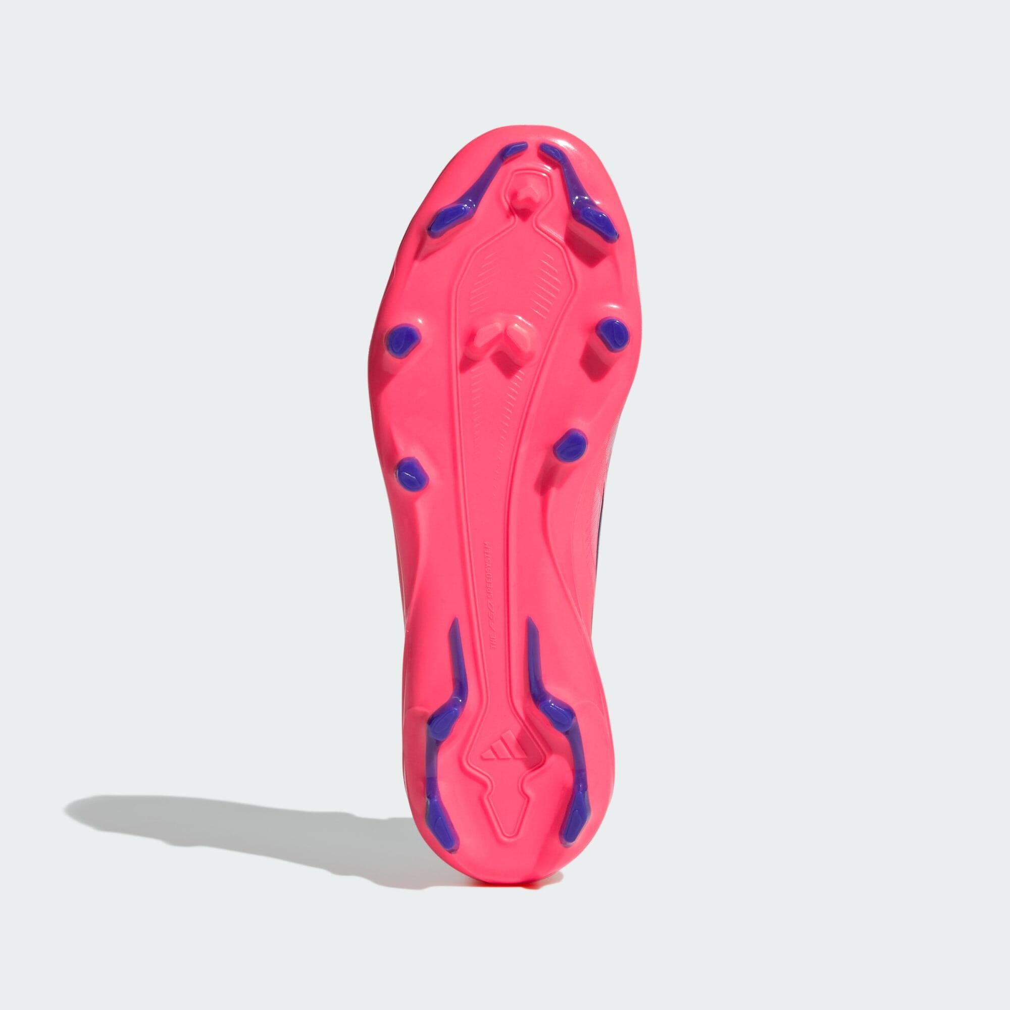 F50 Hyperfast League Kids Fußballschuh, feste Böden, ohne Schnürsenkel 3/7