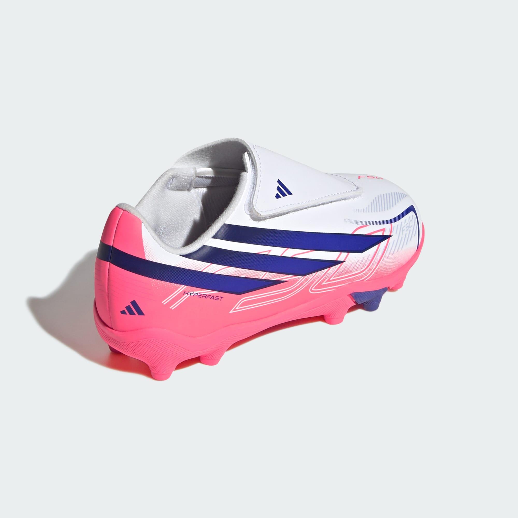 F50 Hyperfast Club voetbalschoenen met klittenband, kinderen 7/7