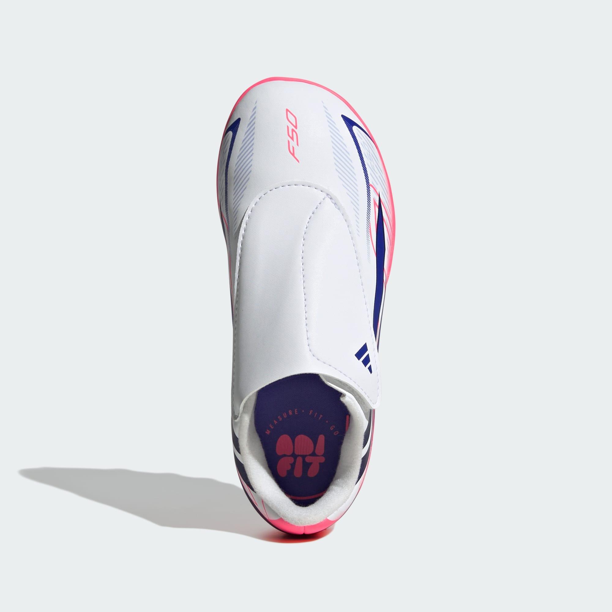F50 Hyperfast Club voetbalschoenen met klittenband, kinderen 2/7