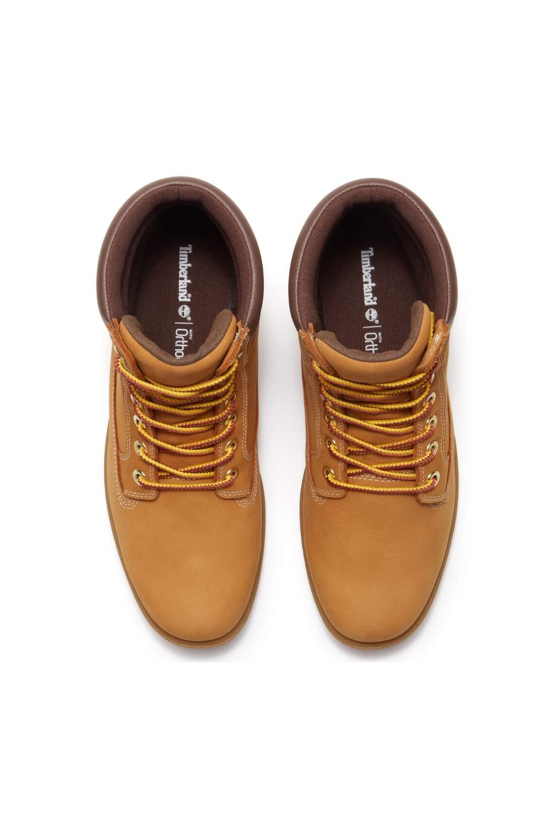 Bota masculina - impermeável, couro Premium - Auburn Falls - Biscuit 4/6