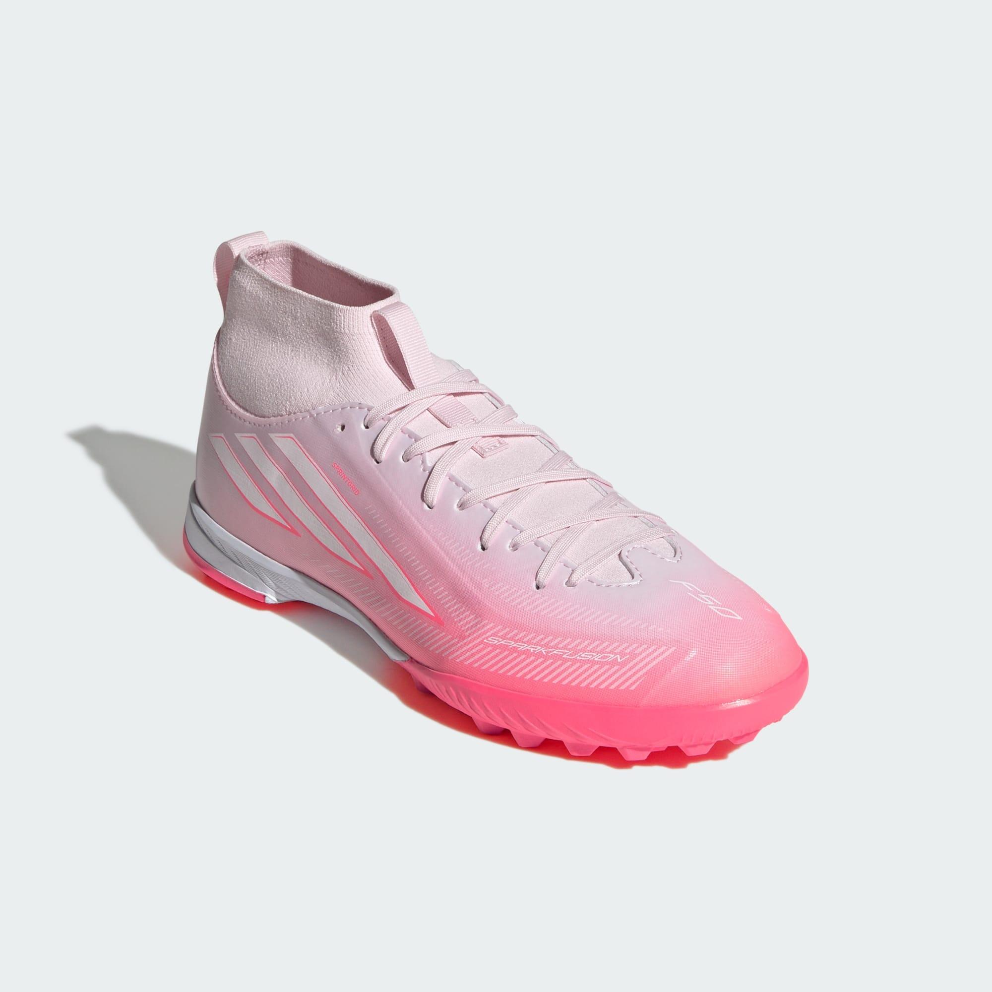 Botas de Futebol com Cano Médio F50 Sparkfusion League — Relva Sintética 4/7