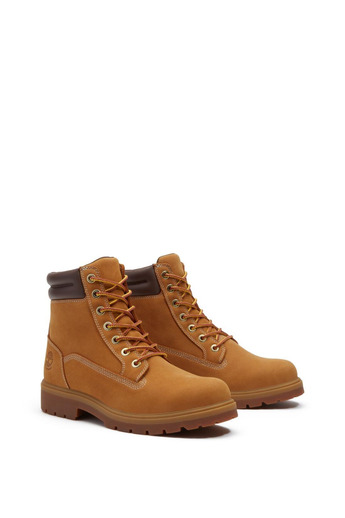 Bota masculina - impermeável, couro Premium - Auburn Falls - Biscuit 2/6