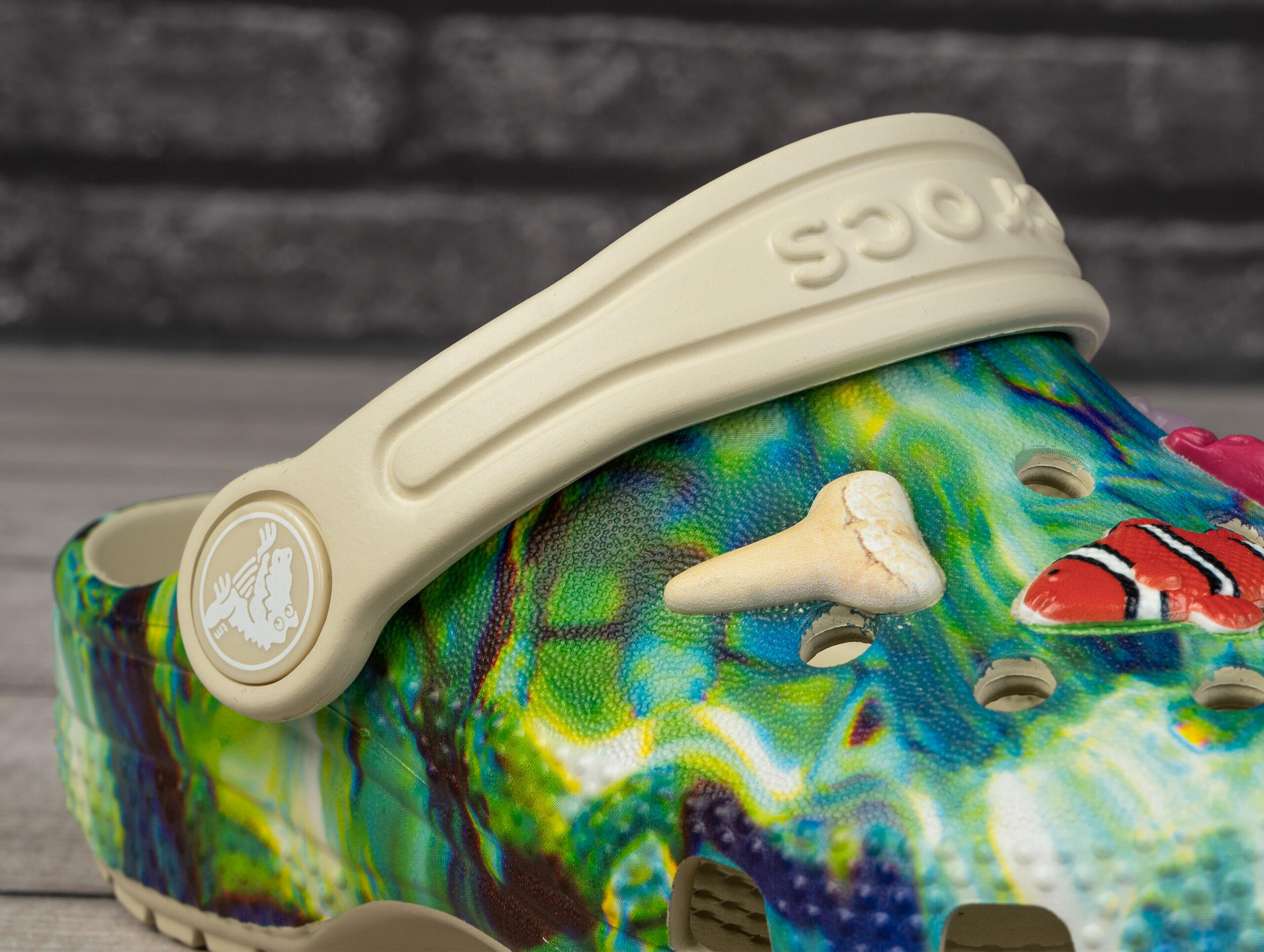 Klapki  chodaki sportowe Crocs CLASSIC UNDER THE SEA CLOG T 7/7
