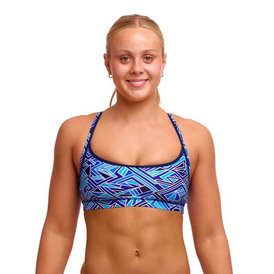 Funkita Damen Bikini Top Blue Bits