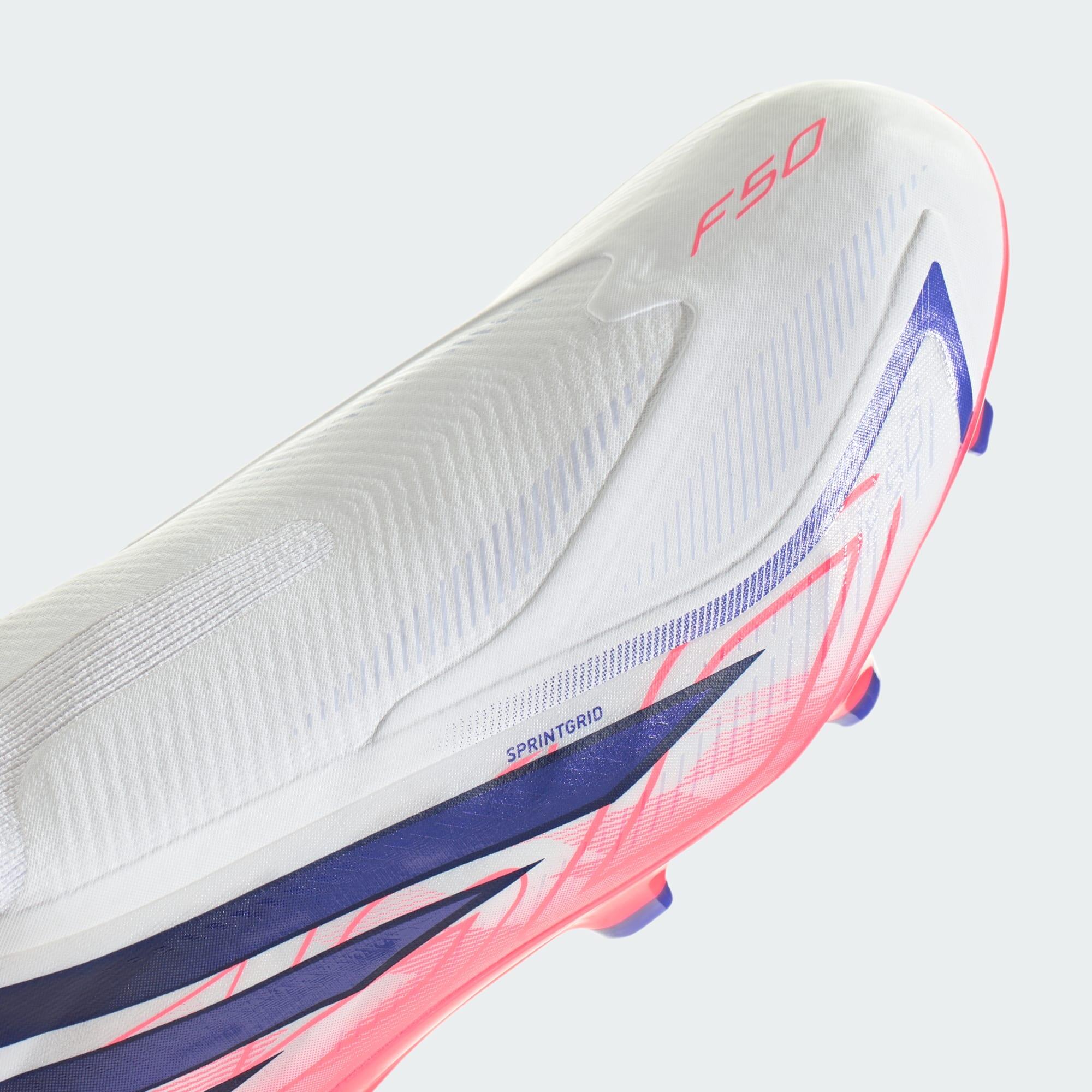 Chaussure de football sans lacets F50 Hyperfast League Terrain souple 6/7