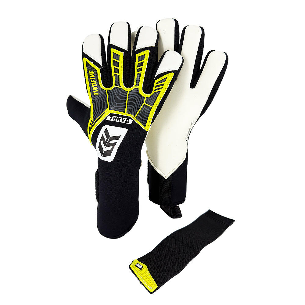 Luvas de guarda-redes TWOFIVE Tokyo Advance Negative Preto 5/6