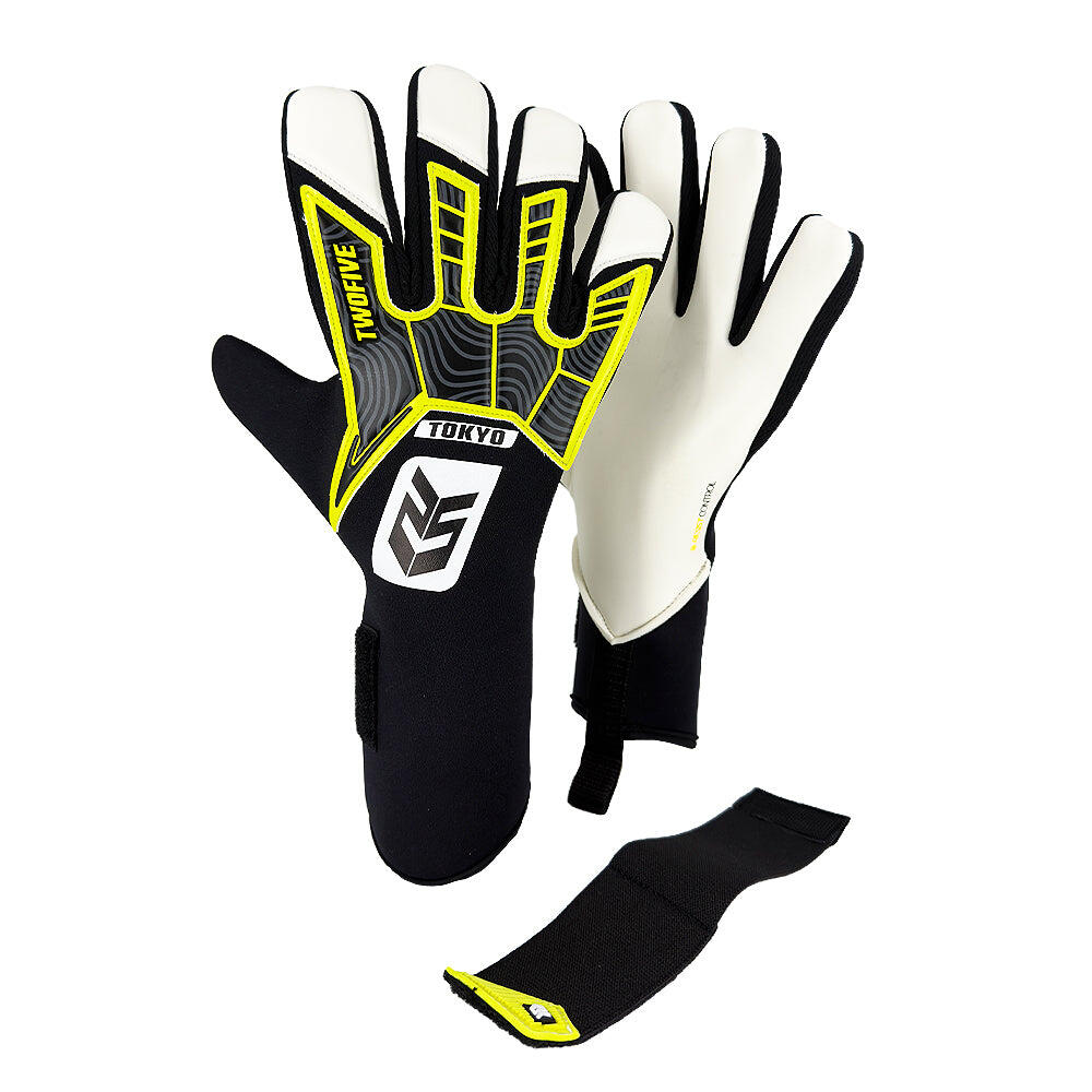 Guantes de portero TWOFIVE Tokyo Basic Negative Negro 5/6