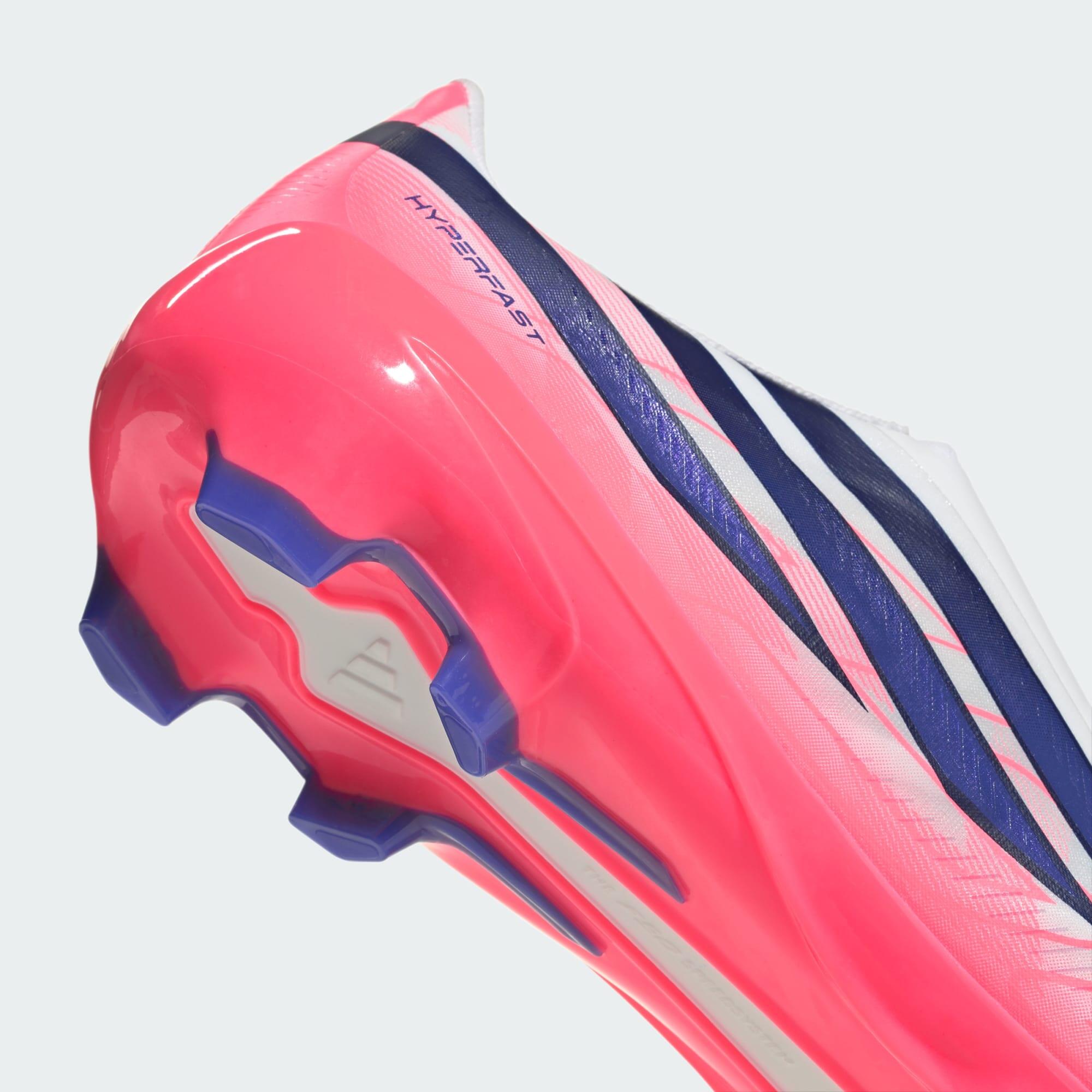 Chaussure de football sans lacets F50 Hyperfast League Terrain souple 5/7