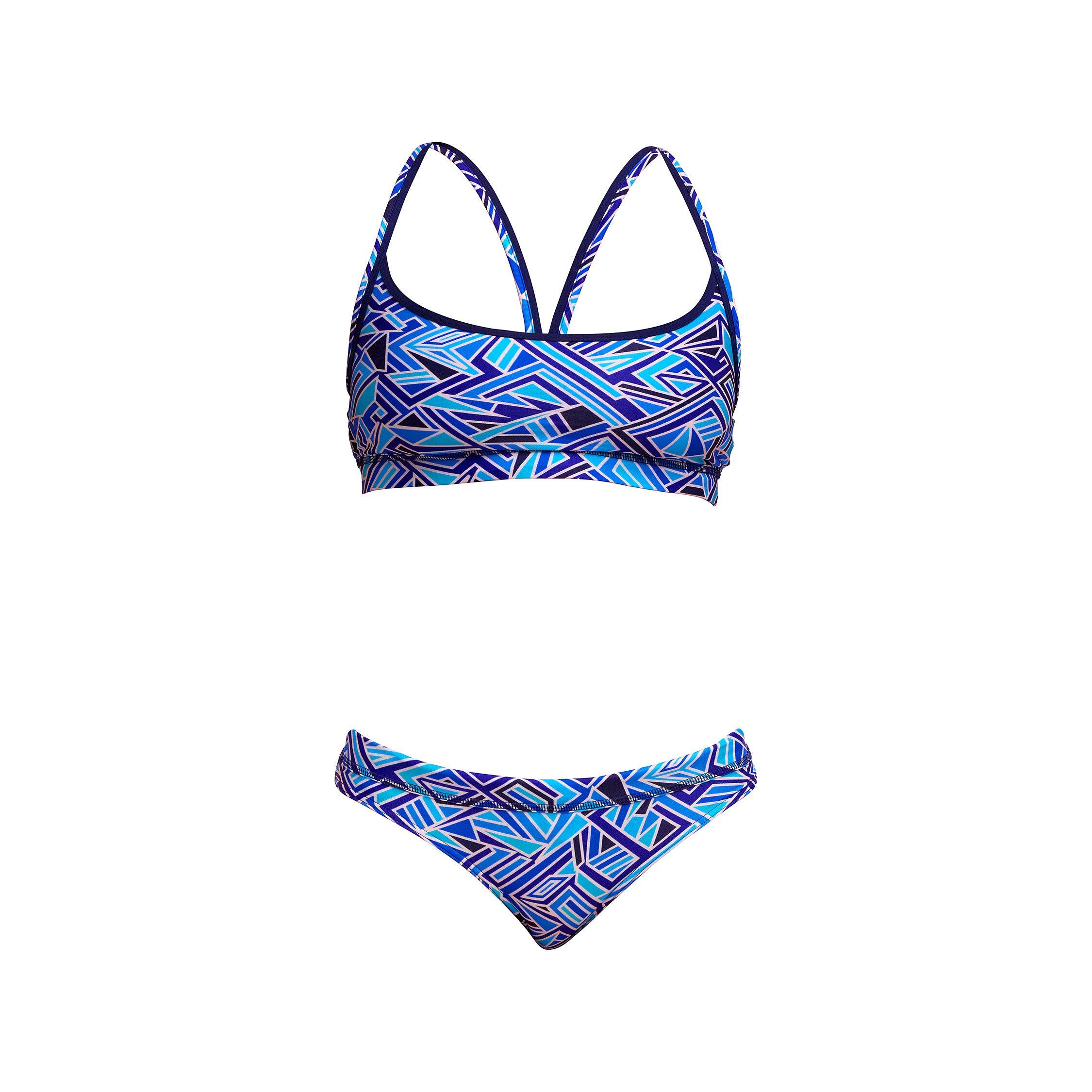 Funkita Dames bikini topje Blue Bits 2/5