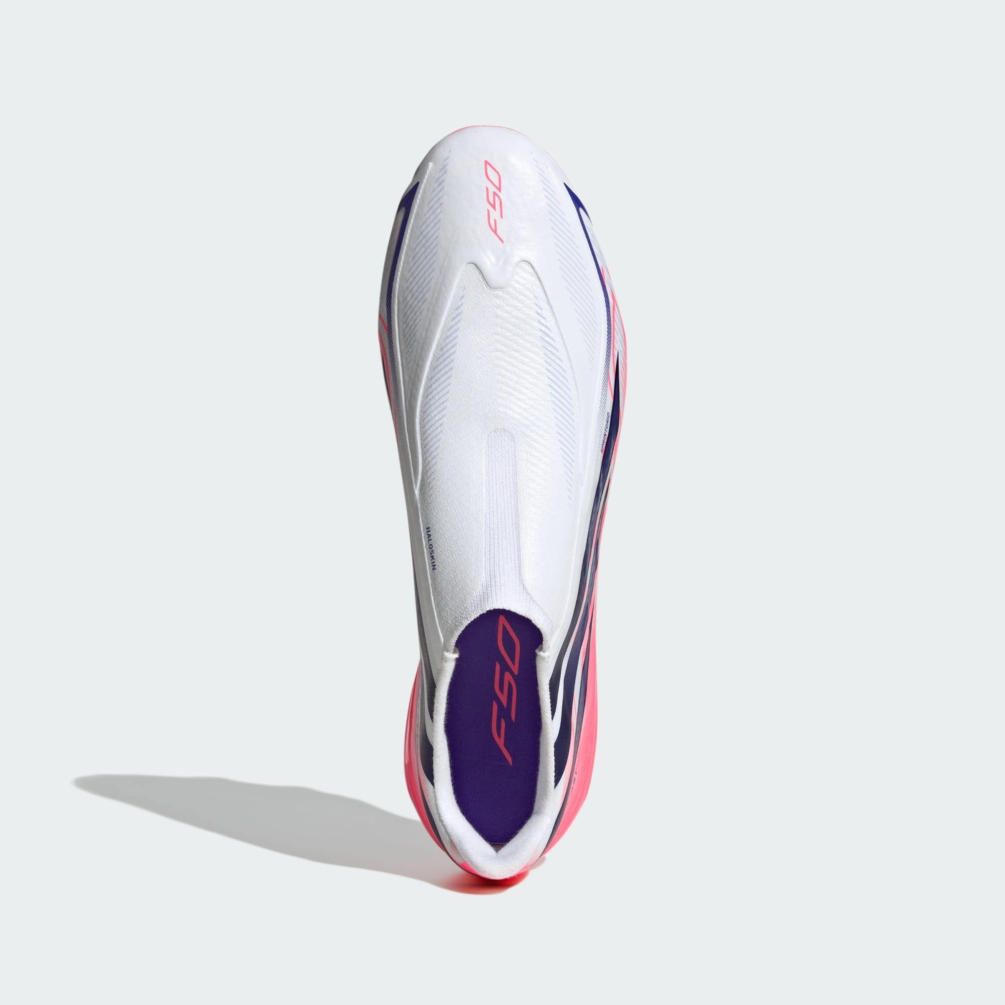 Chaussure de football sans lacets F50 Hyperfast League Terrain souple 2/7