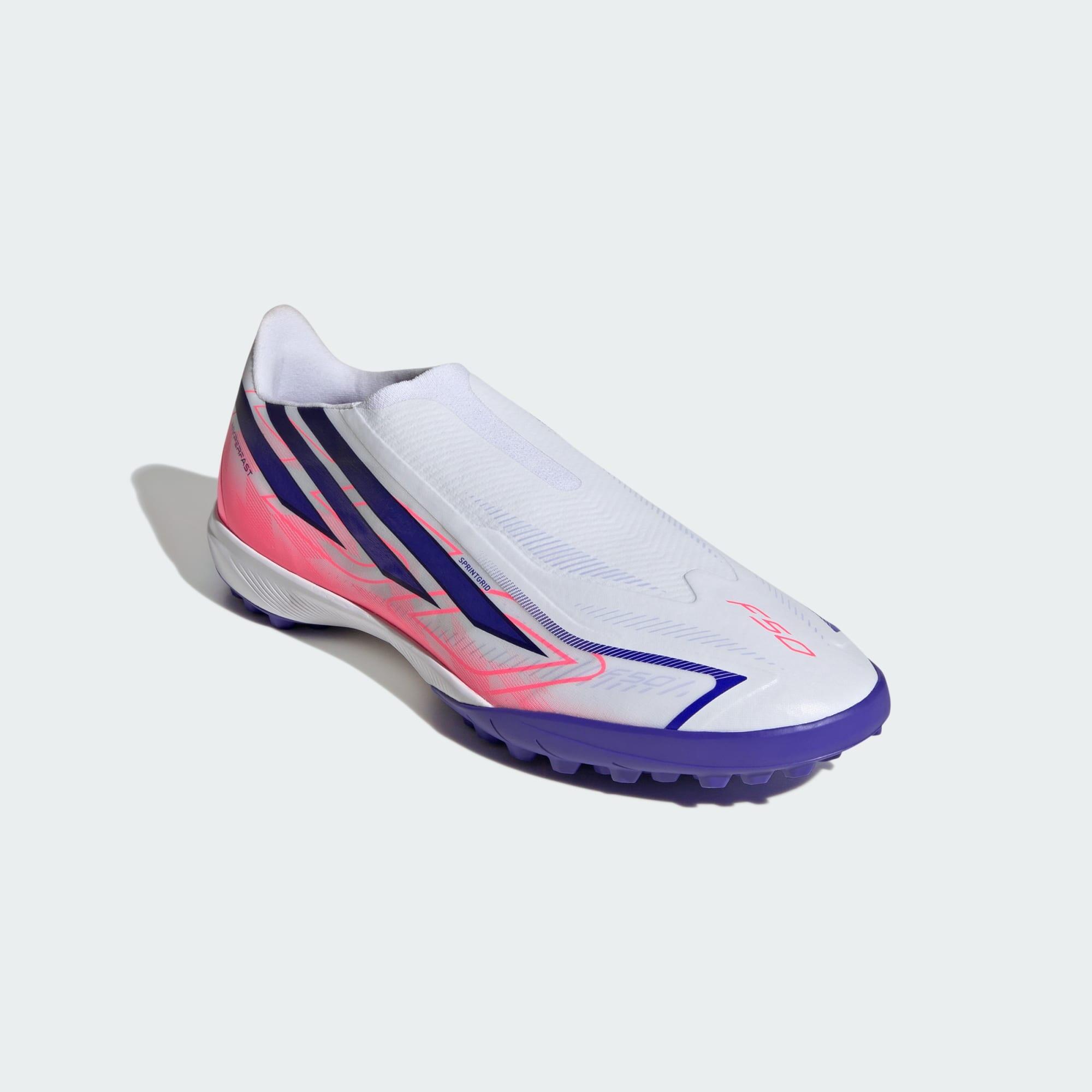 F50 Hyperfast League Laceless Turf Voetbalschoenen 4/7