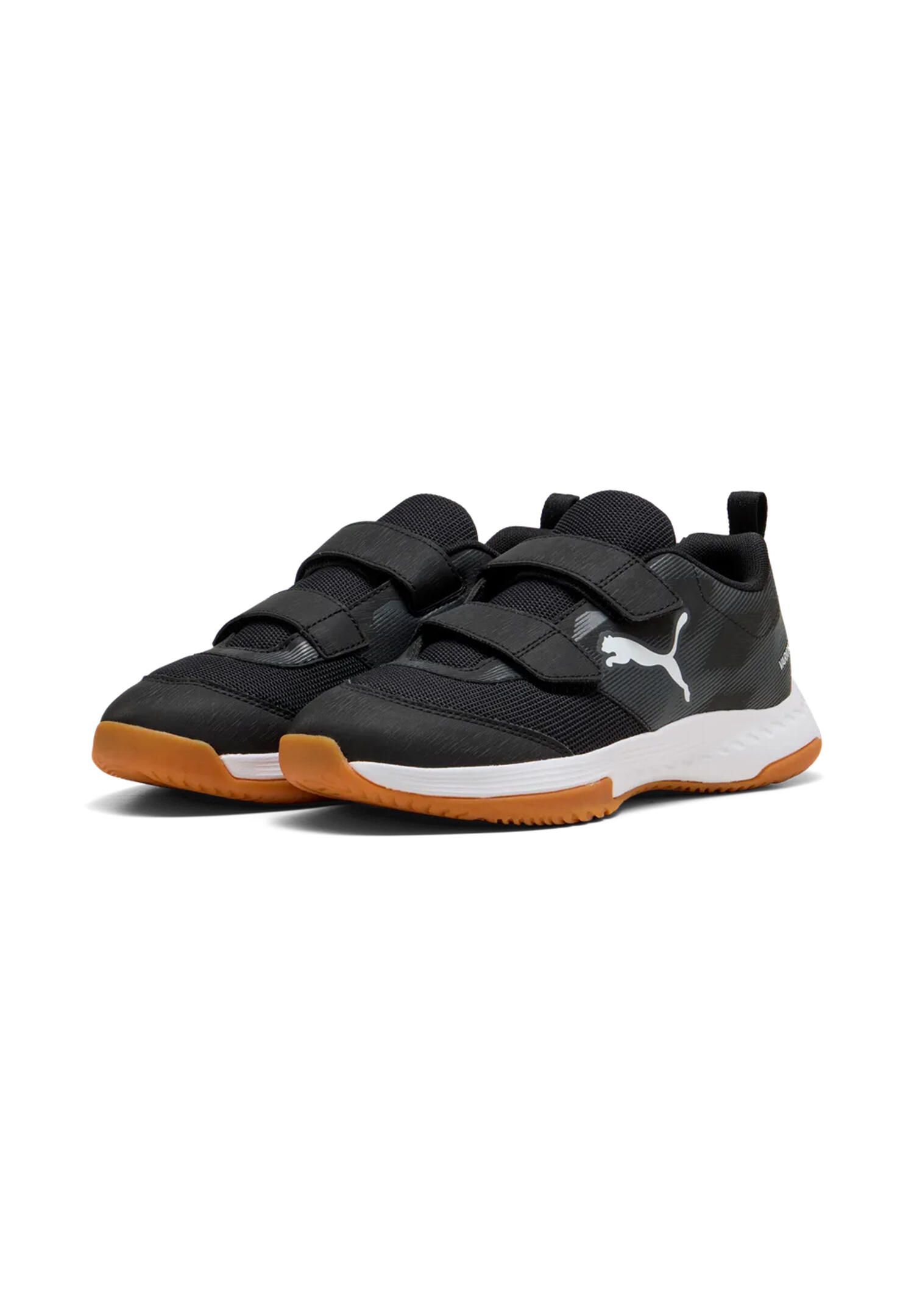 Puma Kinder Hallenschuh Varion 3V Jr 109098-01 Klettverschluss Schwarz 1/5