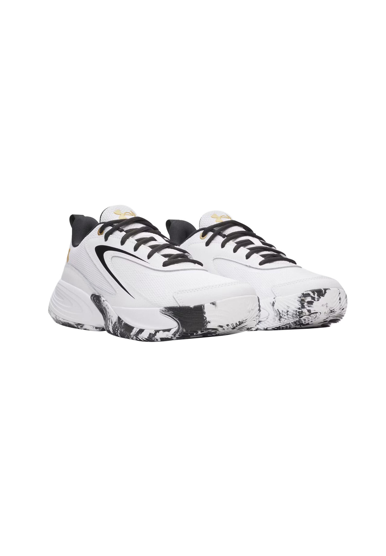 Under Armour Lockdown 8 Basketballschuhe Sneaker Unisex 6009400 100 weiss 1/4