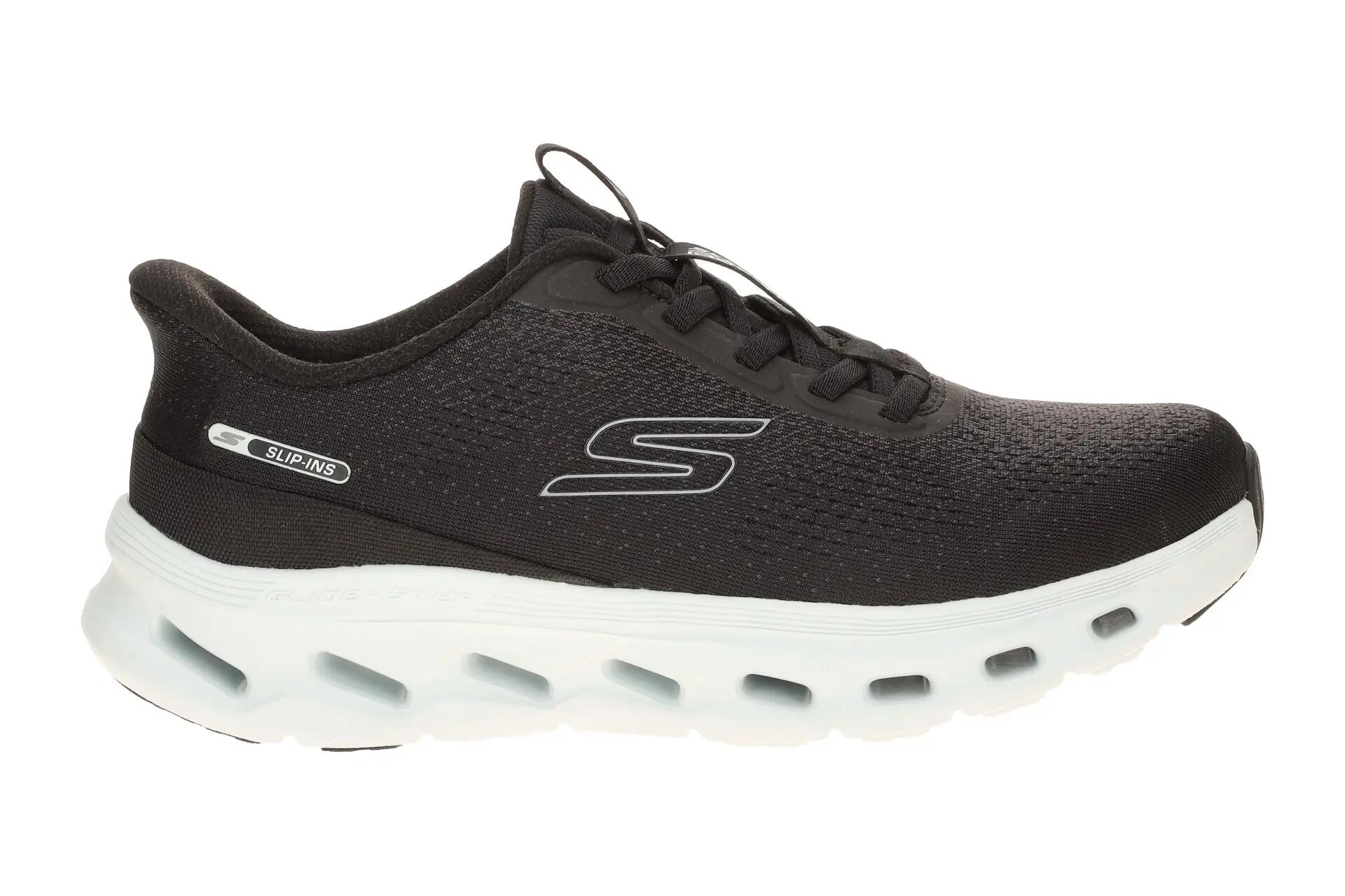 Skechers Go Walk Gliede Step Slipper schwarz SLIP-IN 125124 2/7
